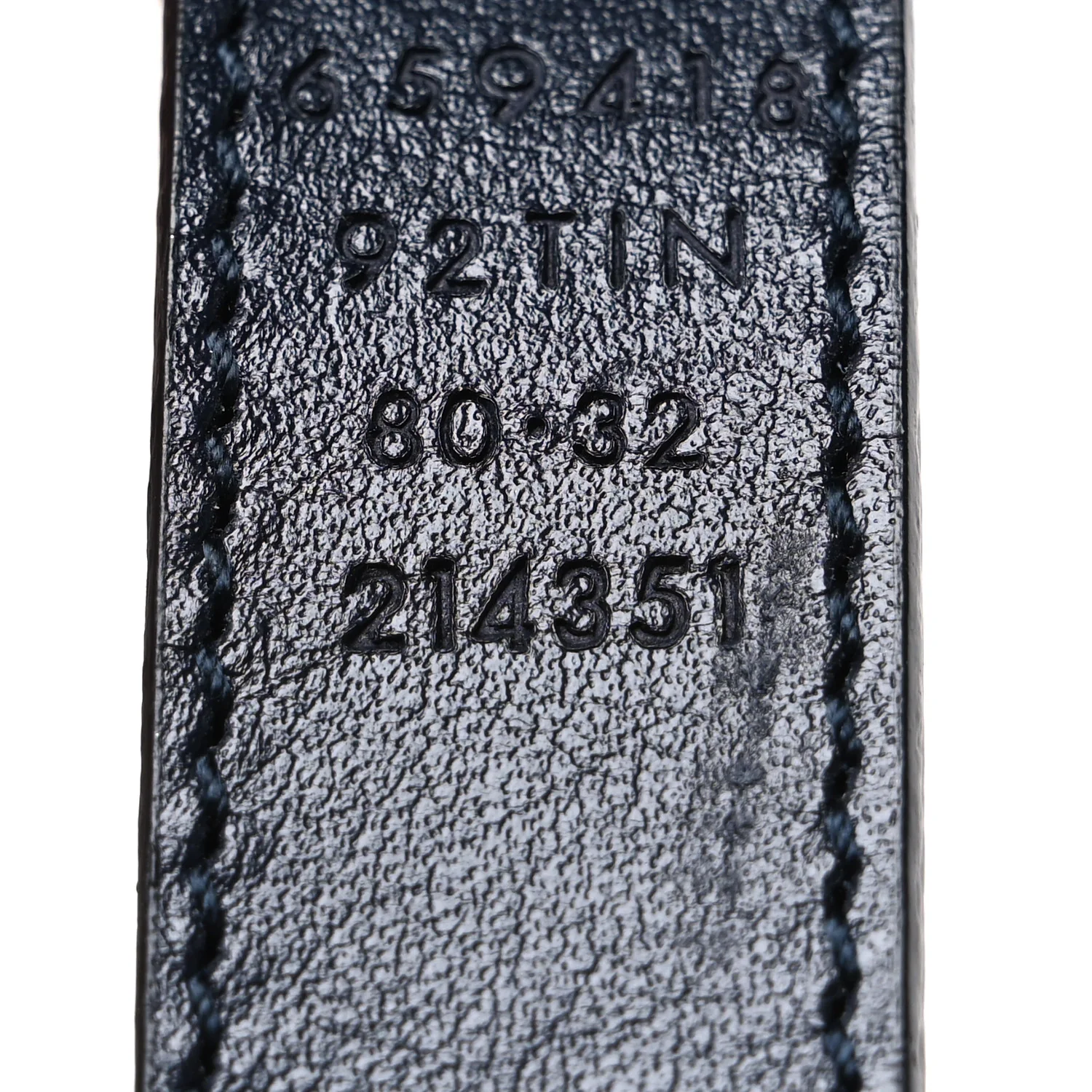 Calfskin GG Supreme Monogram Double G Reversible 20mm Belt 80 32 Beige Ebony Black - Image 6