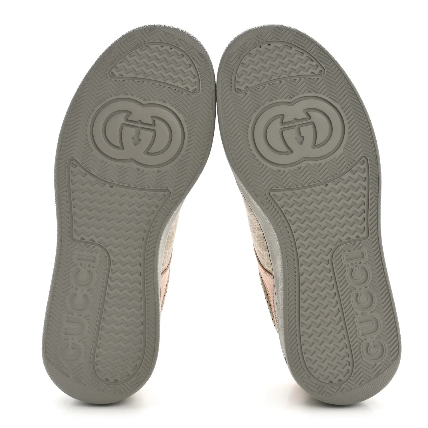 Calfskin GG Supreme Monogram Perforated Womens Platform 55mm Sneakers 41 Apricot Pink Beige Grey - Image 6