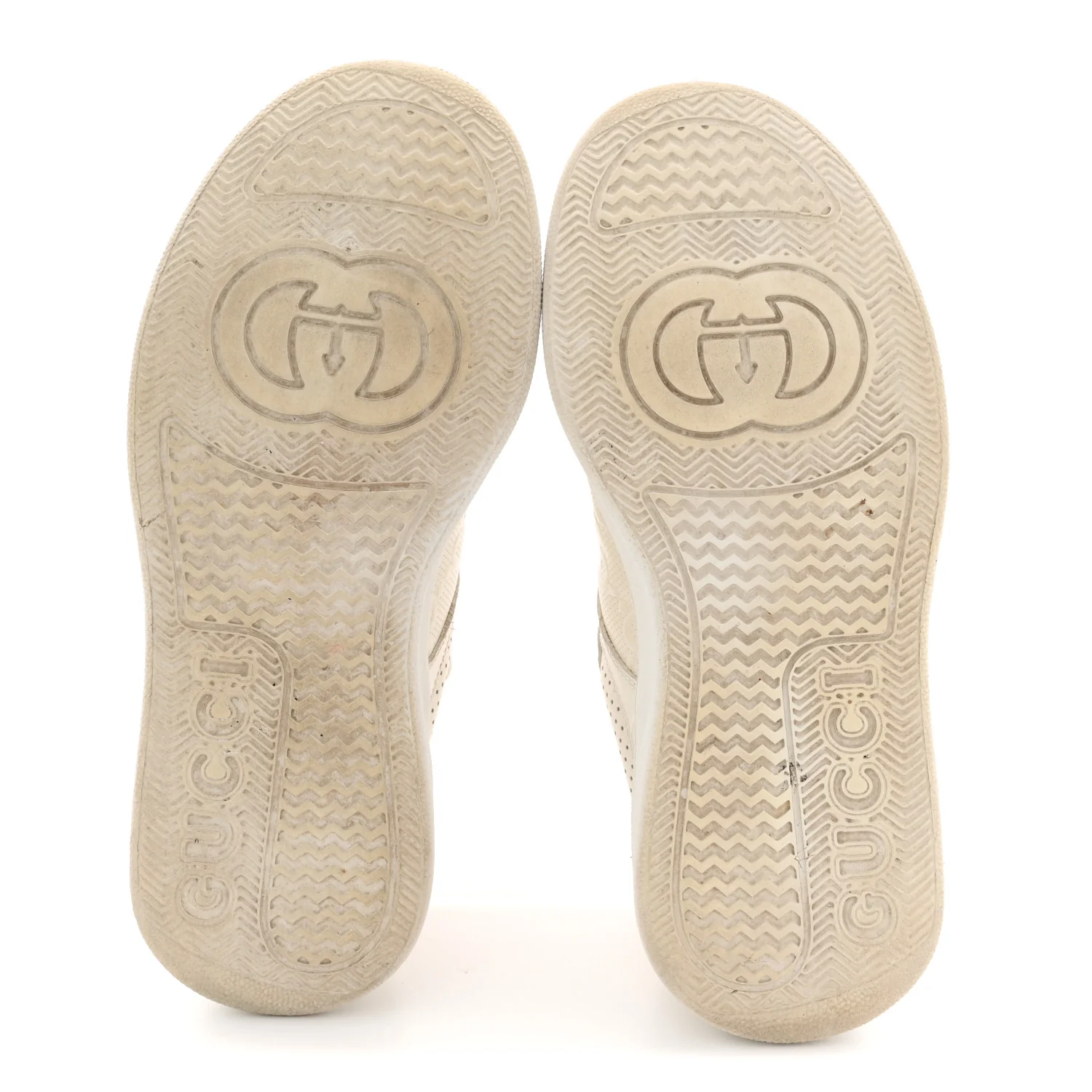Calfskin GG Tennis Embossed Perforated Womens Platform 55mm Sneakers 37 Great White - Image 7