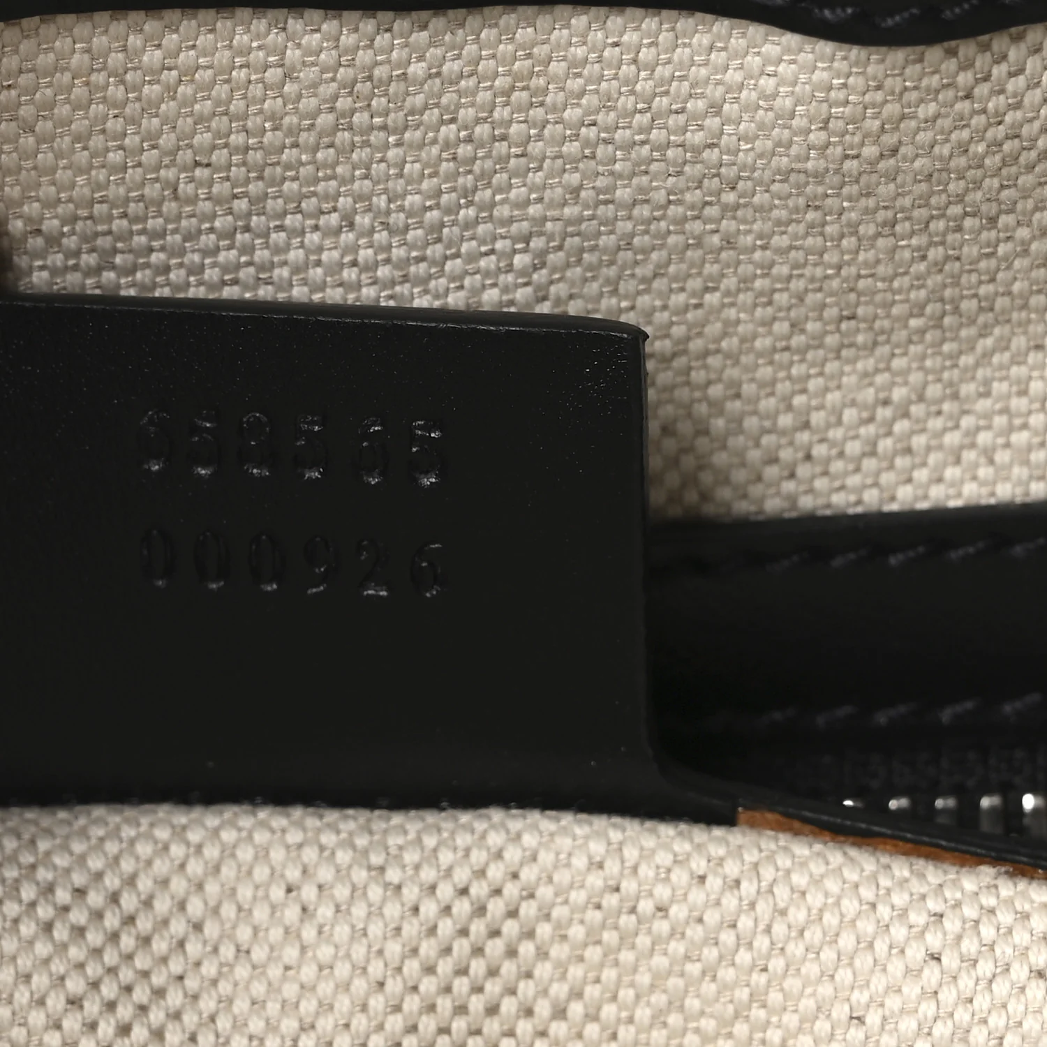 Calfskin GG Tennis Embossed Shoulder Bag Black - Image 7