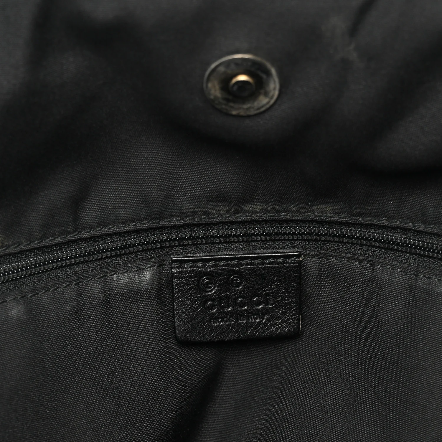 Calfskin Guccissima Full Moon Tote Black - Image 11