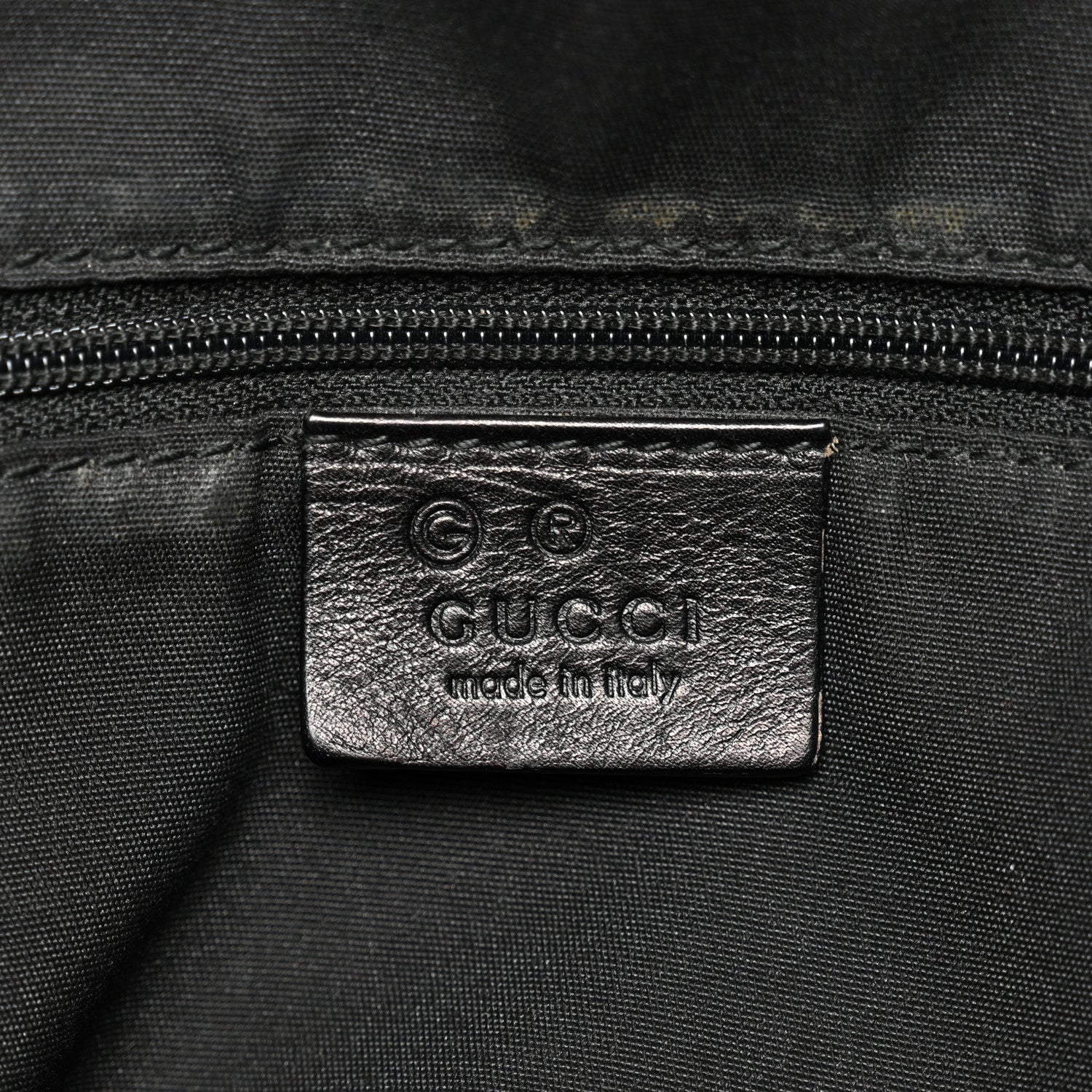 Calfskin Guccissima Full Moon Tote Black - Image 6