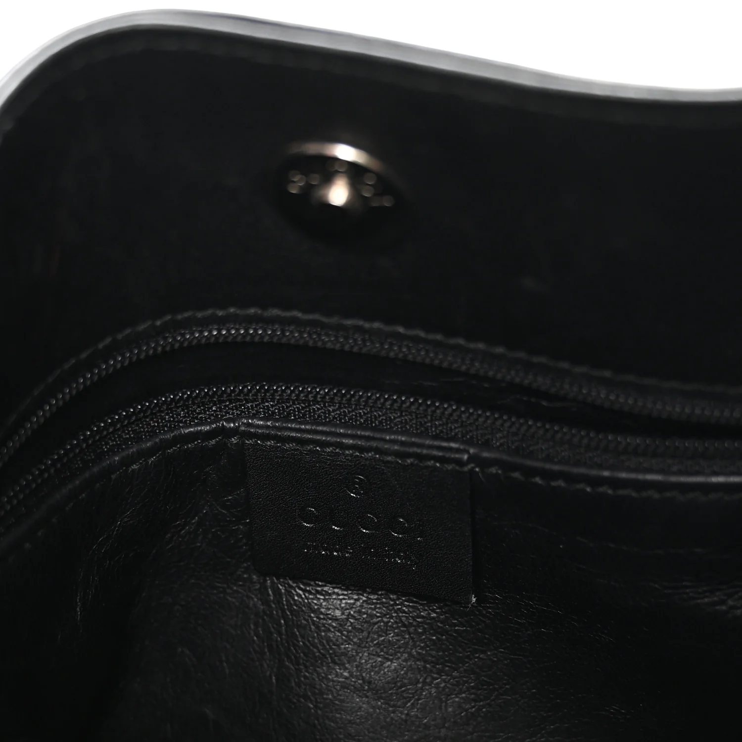 Calfskin Hobo Bag Black - Image 6