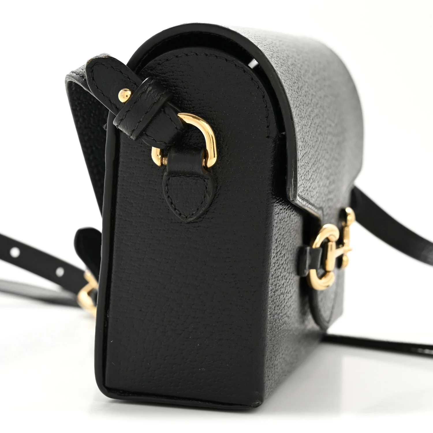 Calfskin Horsebit 1955 Shoulder Bag Black - Image 16