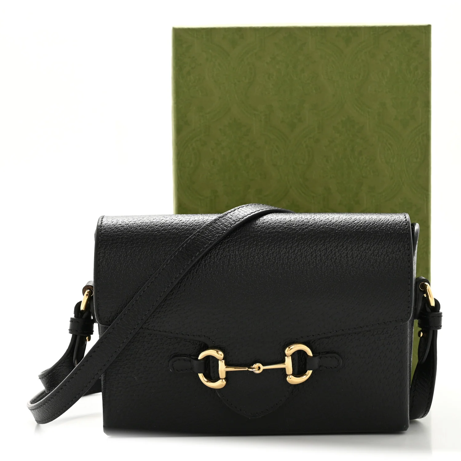 Calfskin Horsebit 1955 Shoulder Bag Black - Image 17