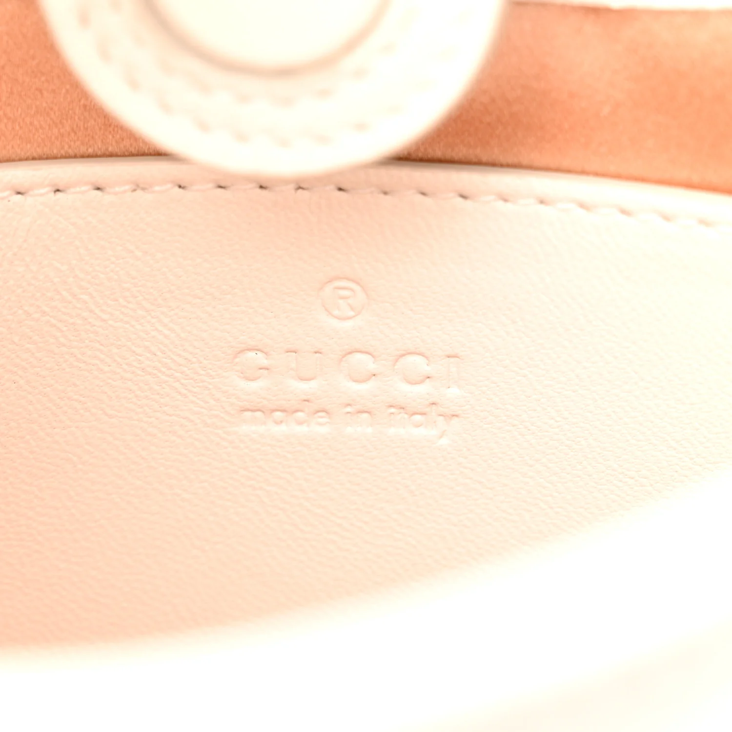 Calfskin Horsebit Slim Shoulder Bag White - Image 6