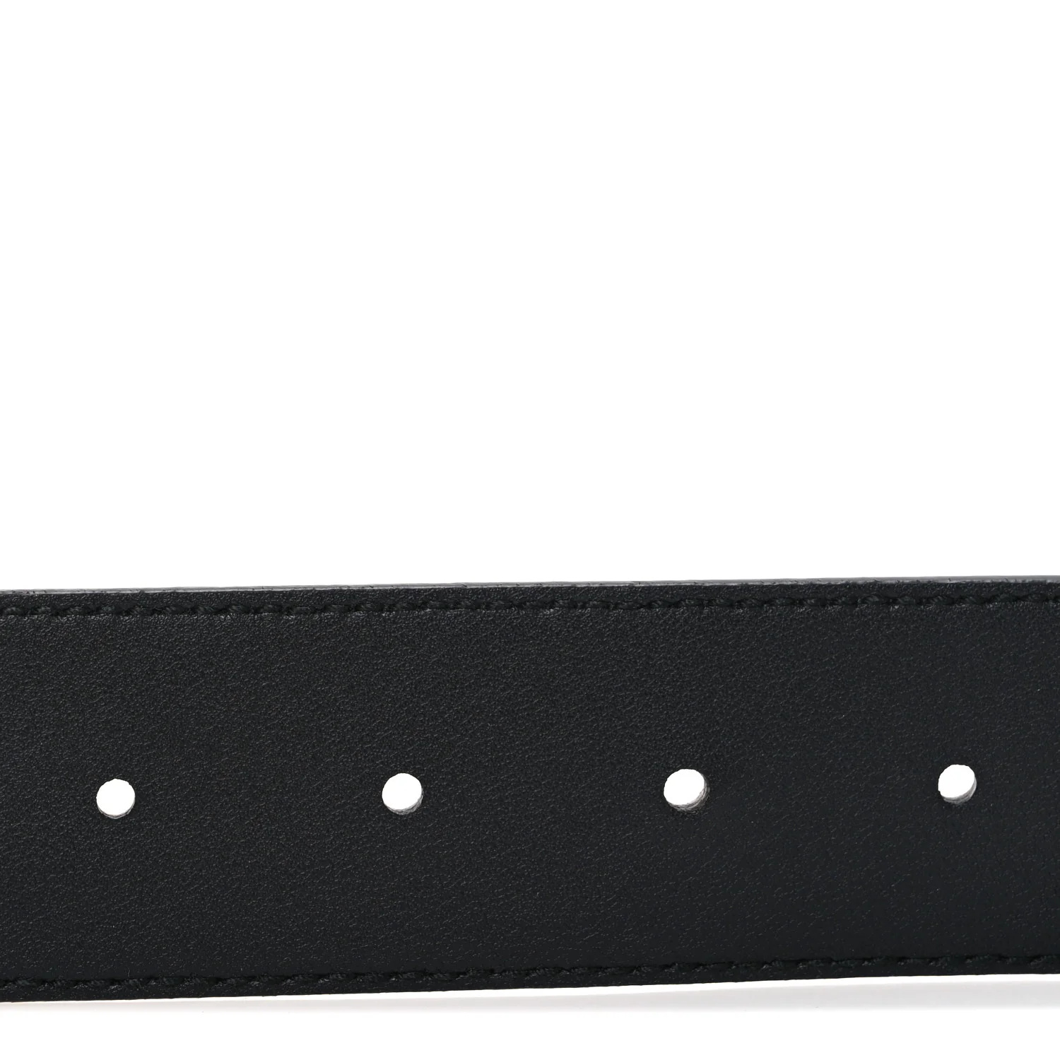 Calfskin Interlocking G 37mm Belt 85 34 Black - Image 4