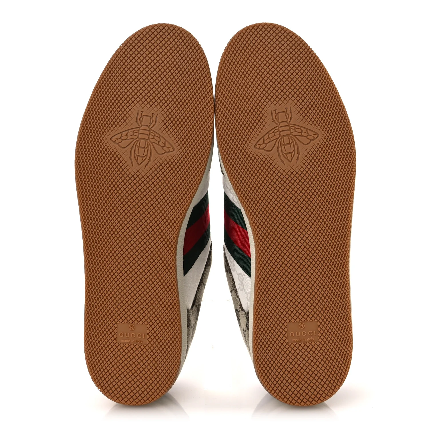Calfskin Lame GG Monogram Web Mens Screener Sneakers 10 - Image 7