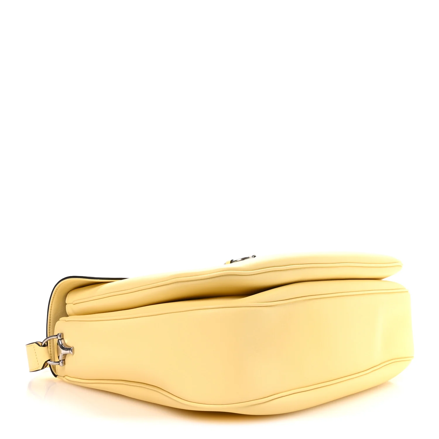 Calfskin Large Aura Horsebit 1955 Shoulder Bag Butter - Image 4