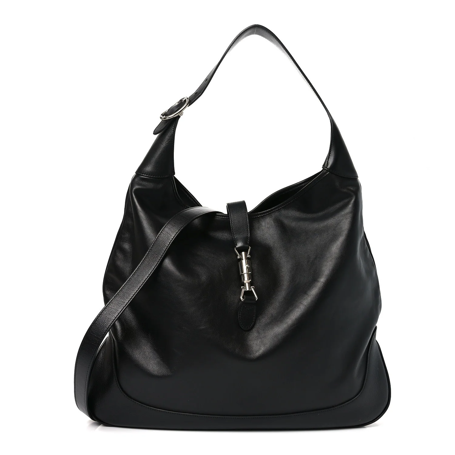 Calfskin Large Jackie 1961 Shoulder Bag Black