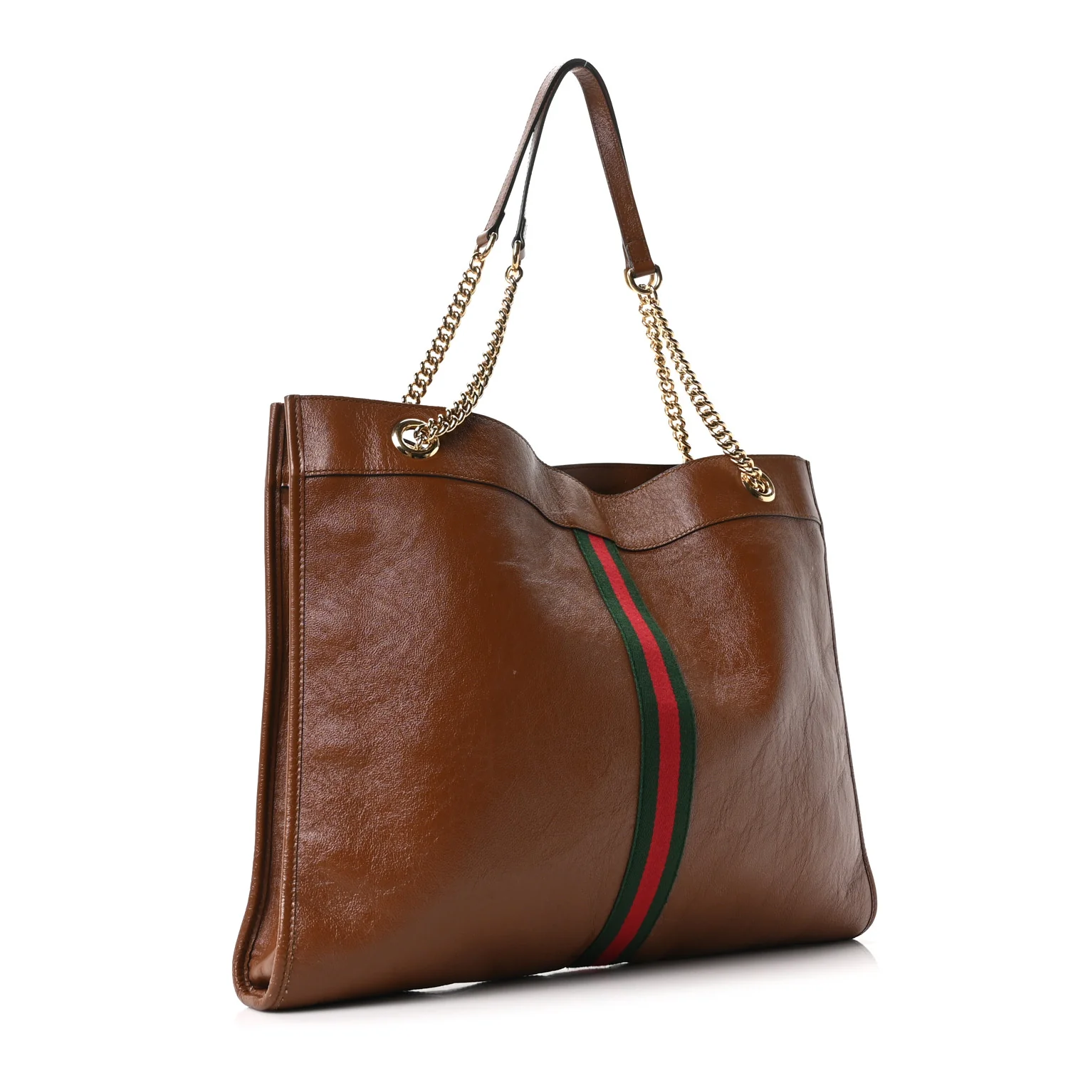 Calfskin Large Rajah Chain Tote Cuir - Image 3