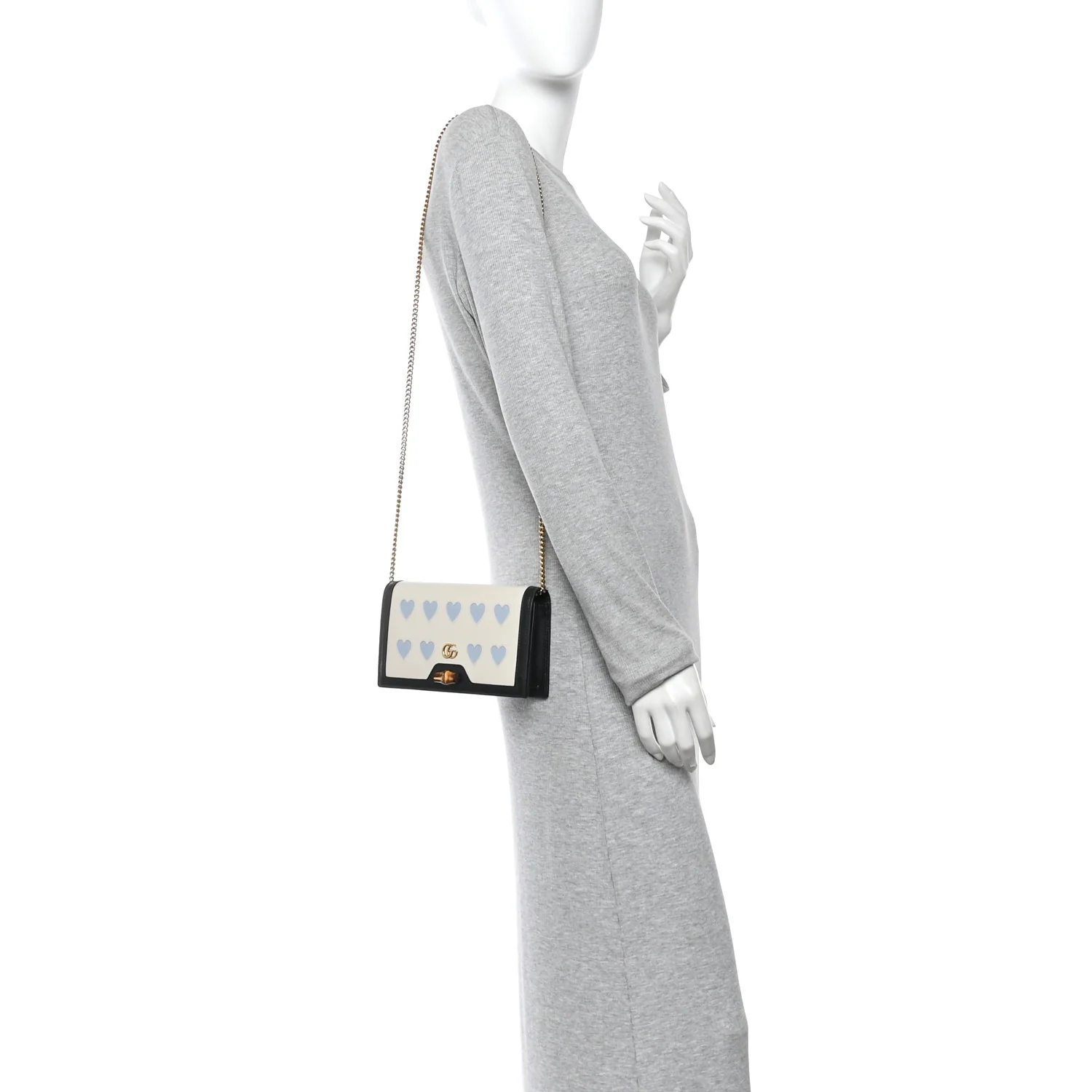 Calfskin Lovelight Mini Diana Chain Bag Mystic White Paradise Cloude - Image 2