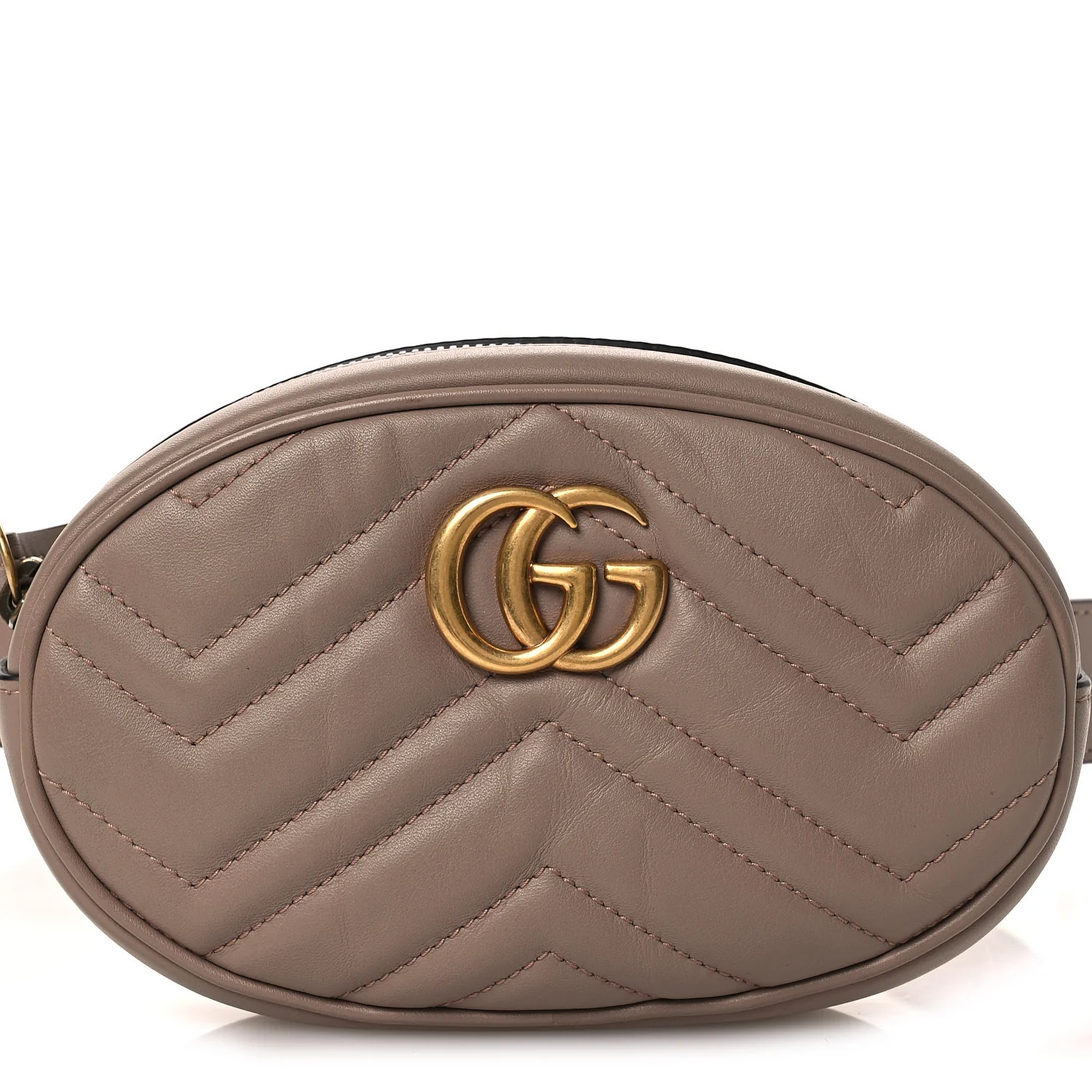 Calfskin Matelasse GG Marmont Belt Bag 85 34 Porcelain Rose - Image 7