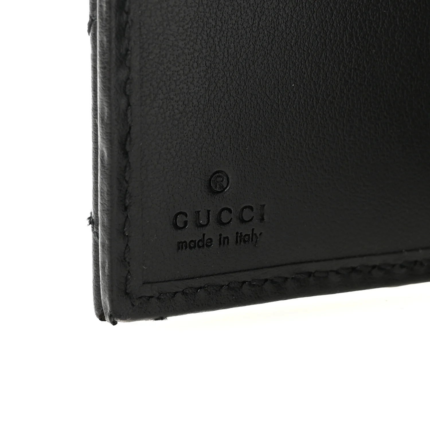 Calfskin Matelasse GG Marmont Card Case Wallet Black - Image 6