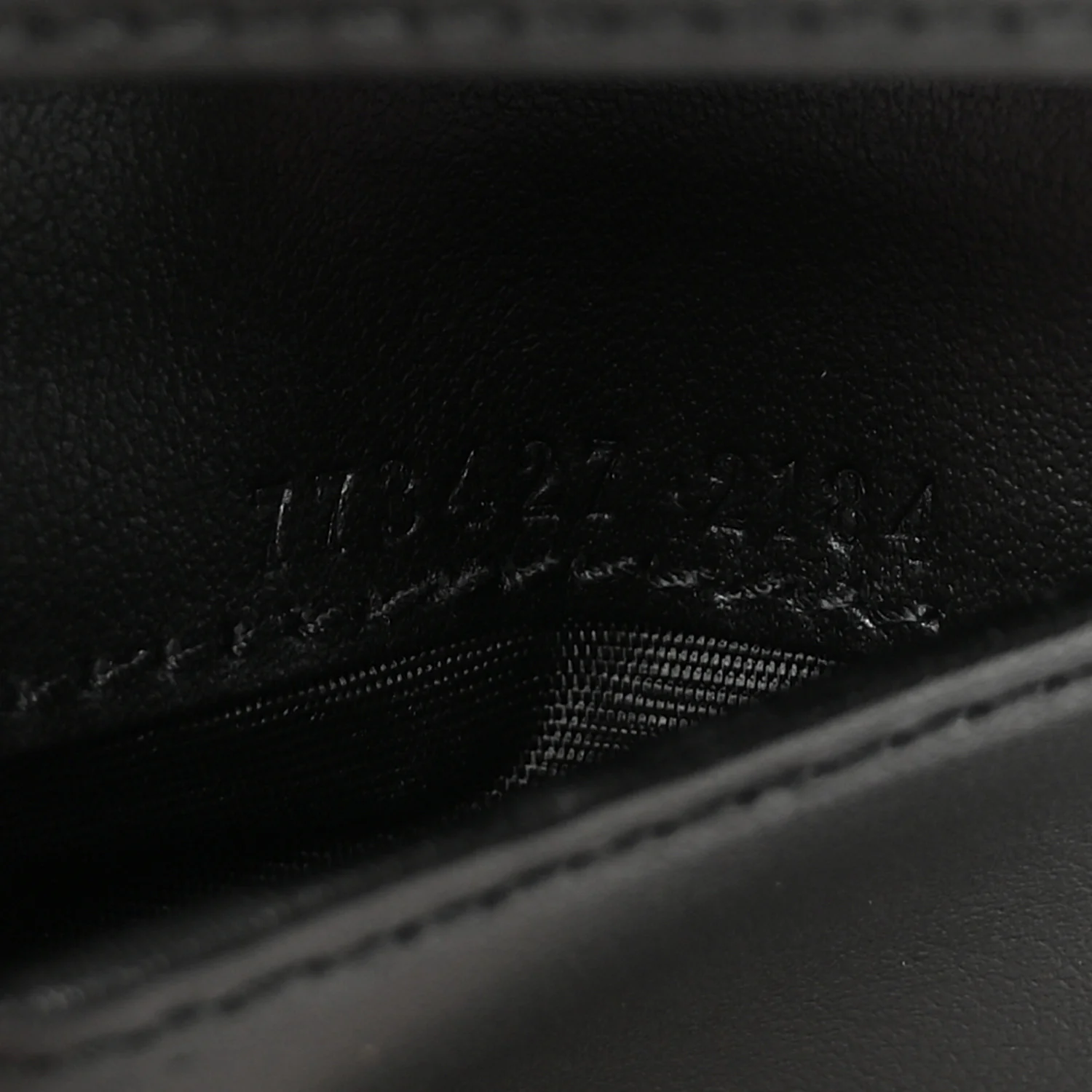 Calfskin Matelasse GG Marmont Card Case Wallet Black - Image 7