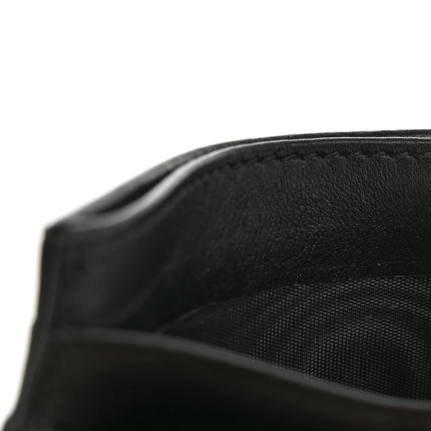 Calfskin Matelasse GG Marmont Card Holder Black - Image 8