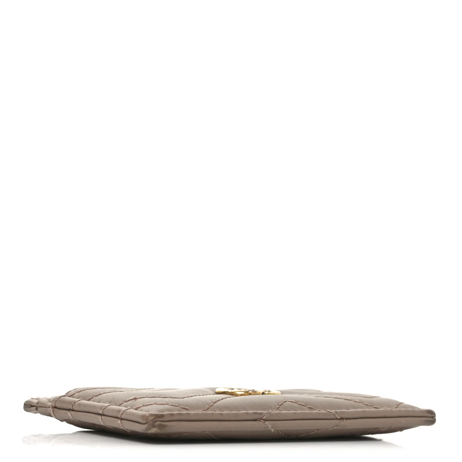 Calfskin Matelasse GG Marmont Card Holder Porcelain Rose - Image 4