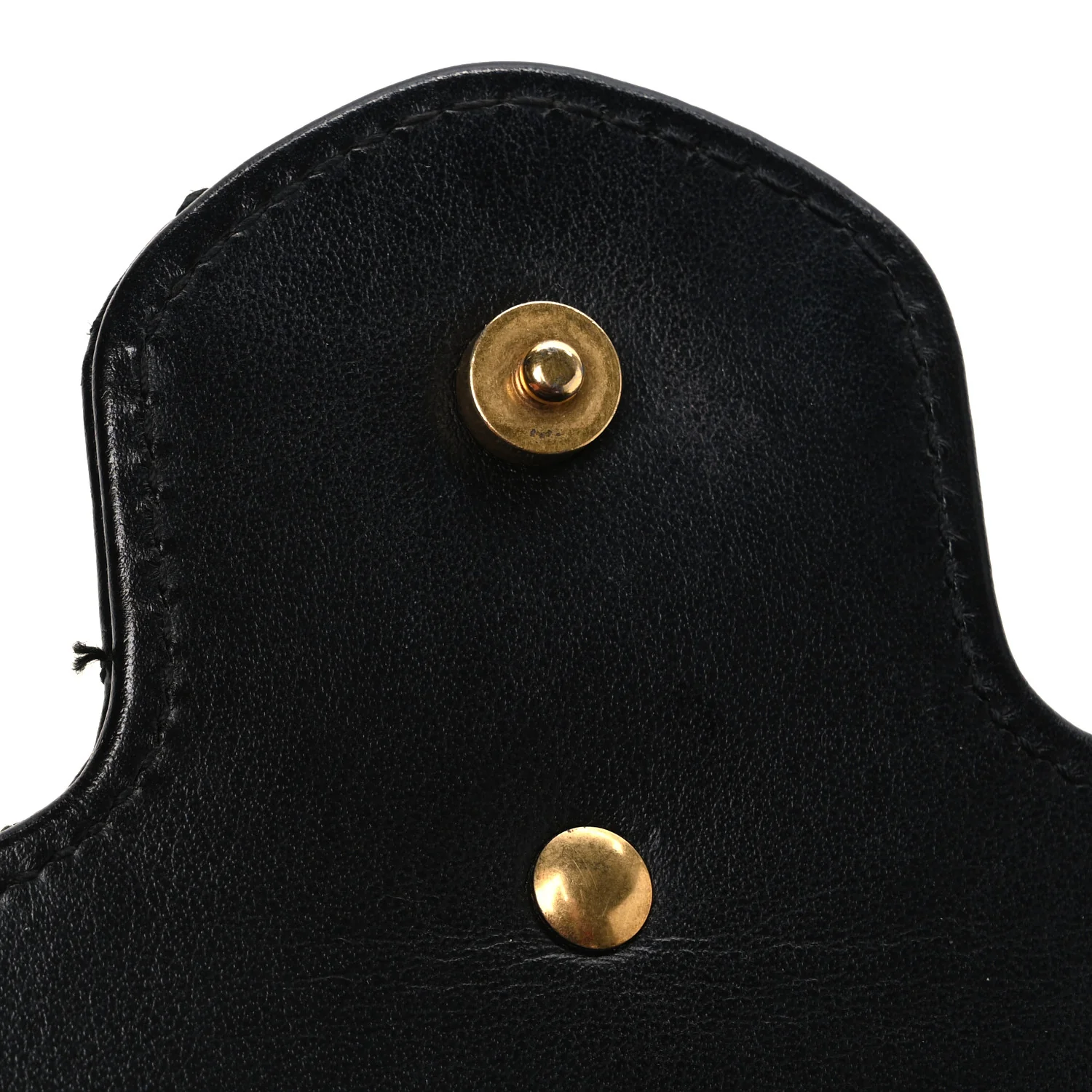 Calfskin Matelasse GG Marmont Chain Wallet Black - Image 11