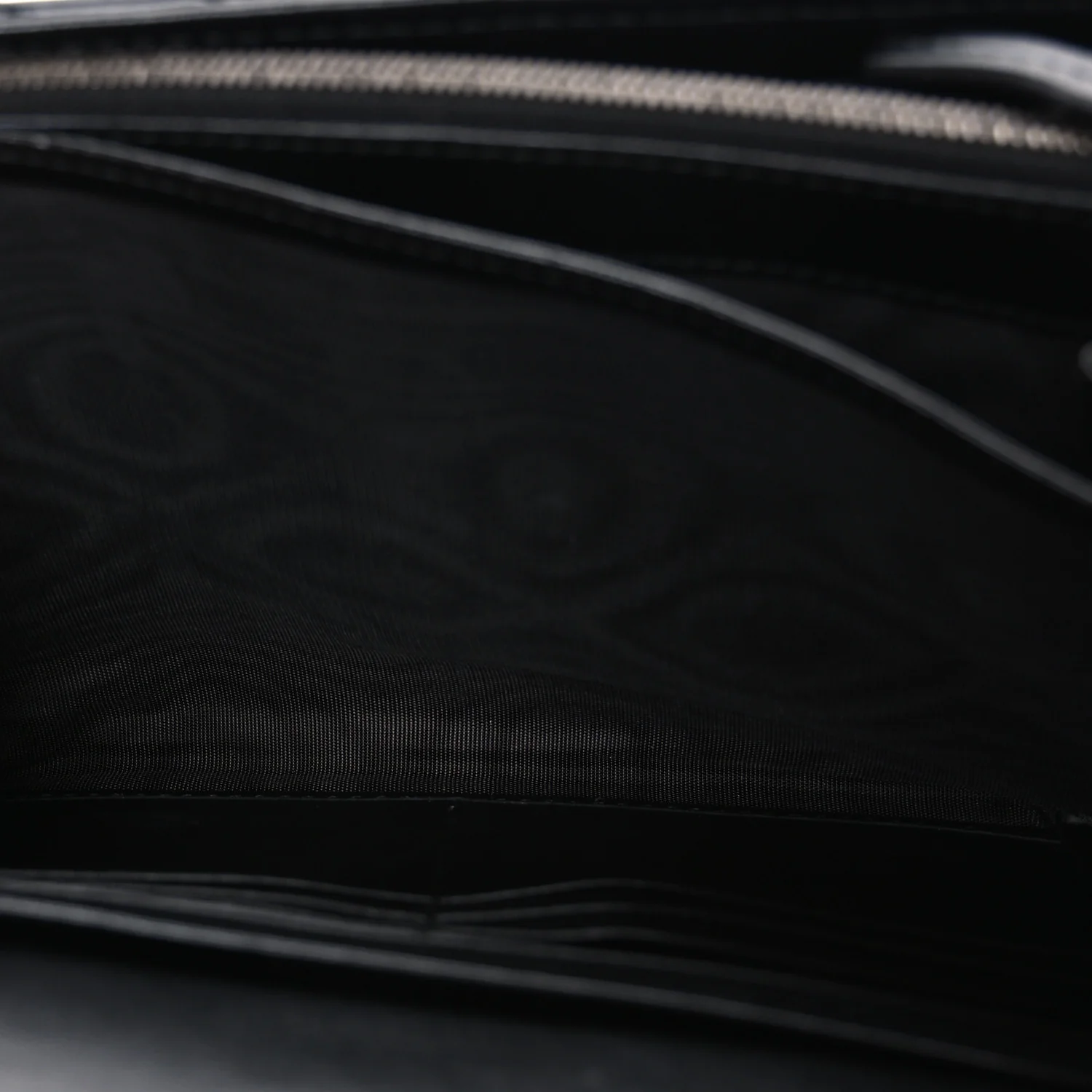 Calfskin Matelasse GG Marmont Chain Wallet Black - Image 5