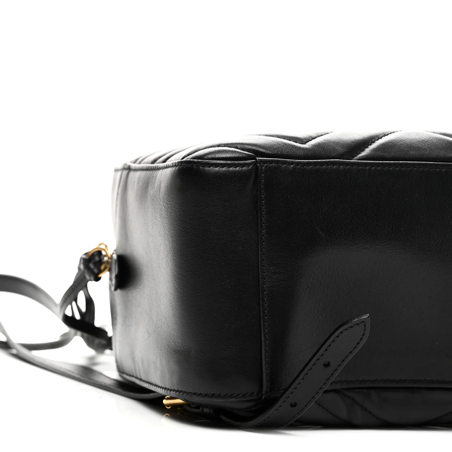 Calfskin Matelasse GG Marmont Dome Backpack Black - Image 9