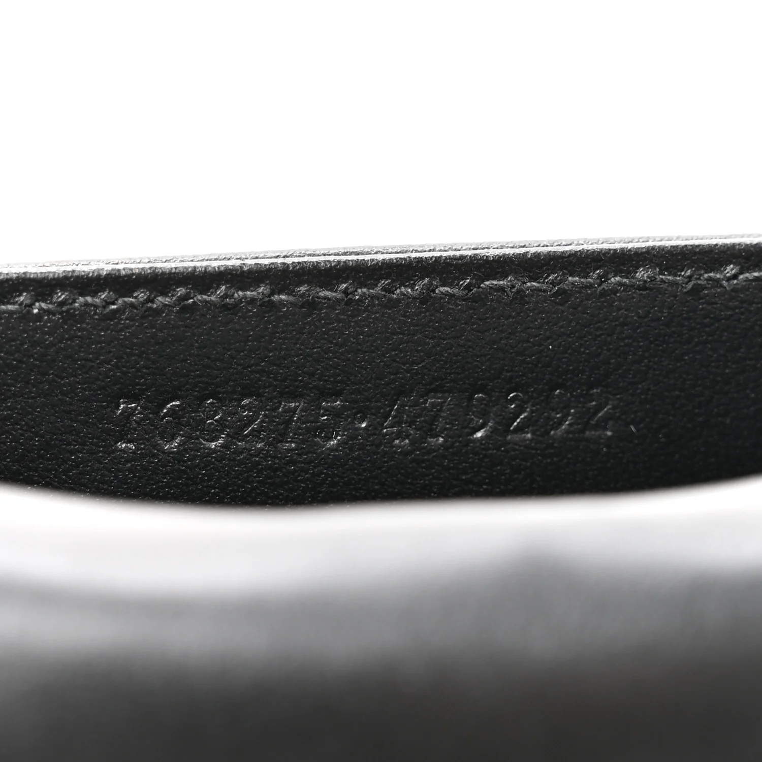 Calfskin Matelasse GG Marmont Key Chain Black - Image 6