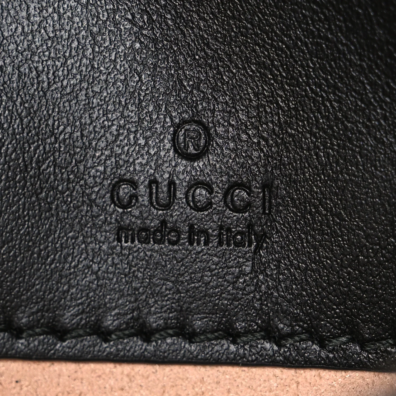 Calfskin Matelasse GG Marmont Round Wrist Wallet Black - Image 6