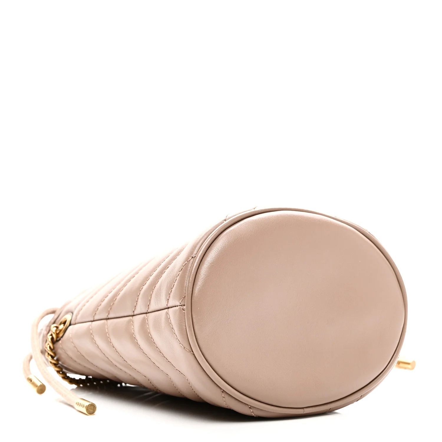 Calfskin Matelasse Mini GG Marmont 2.0 Bucket Bag Porcelain Rose - Image 4