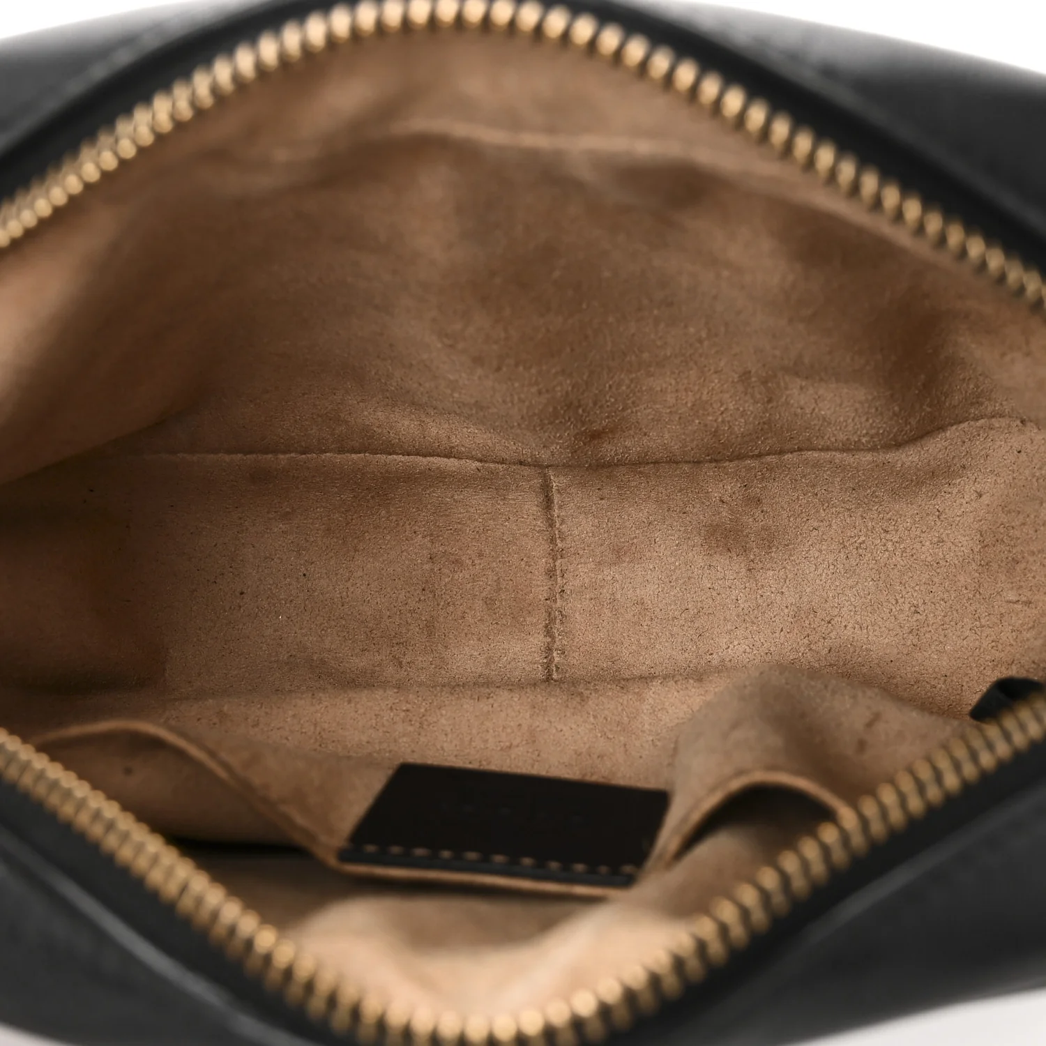 Calfskin Matelasse Mini GG Marmont Chain Shoulder Bag Black - Image 5