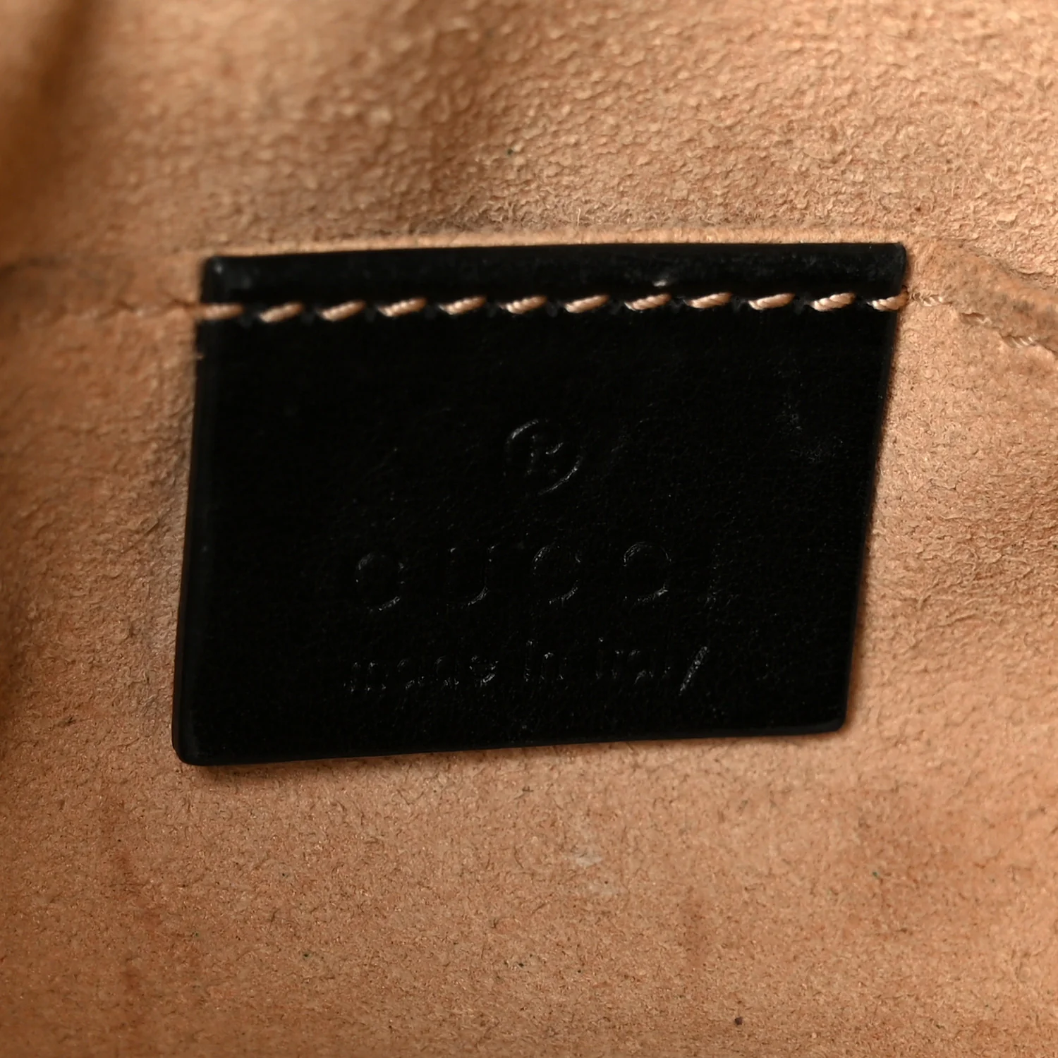 Calfskin Matelasse Mini GG Marmont Chain Shoulder Bag Black - Image 5