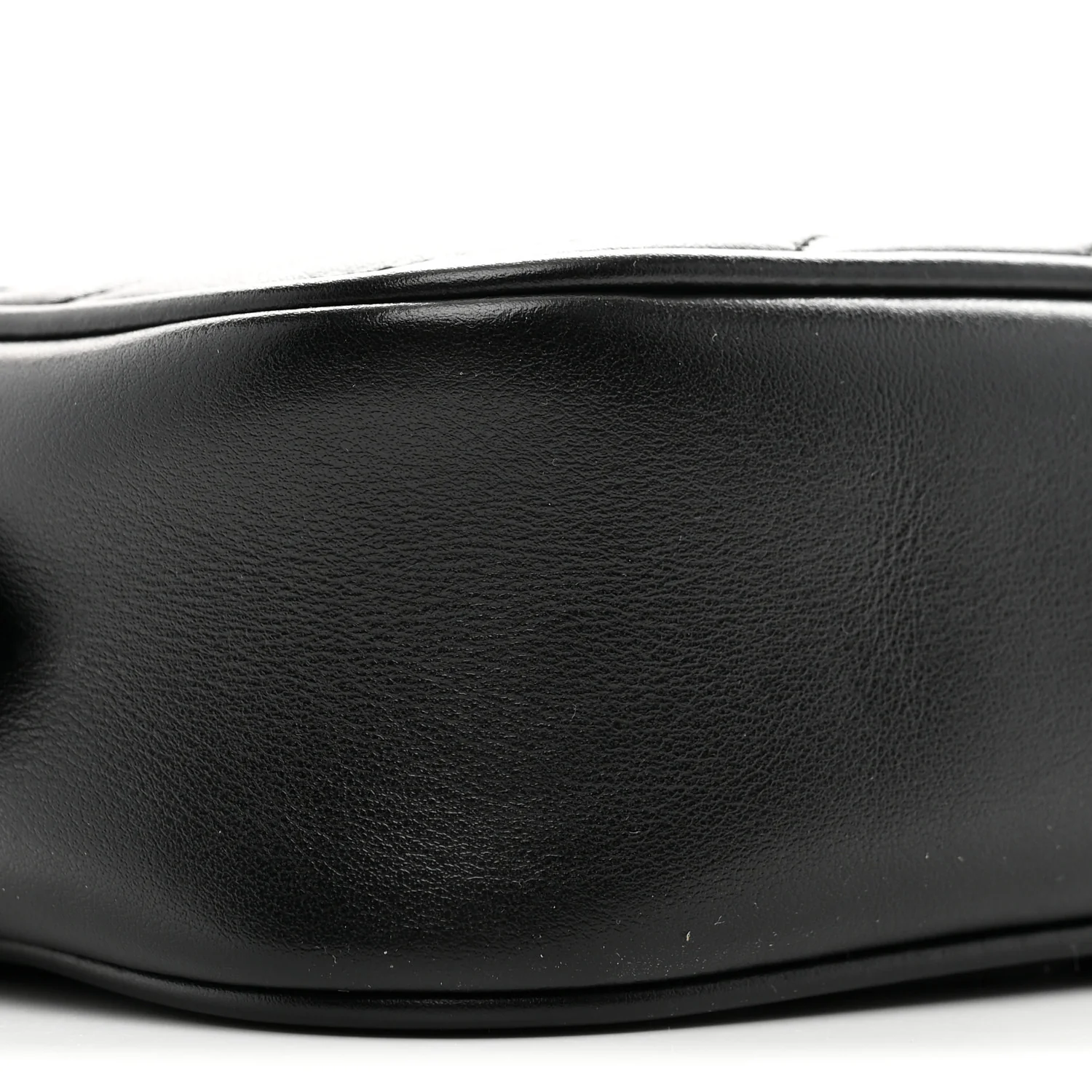Calfskin Matelasse Mini GG Marmont Chain Shoulder Bag Black - Image 8