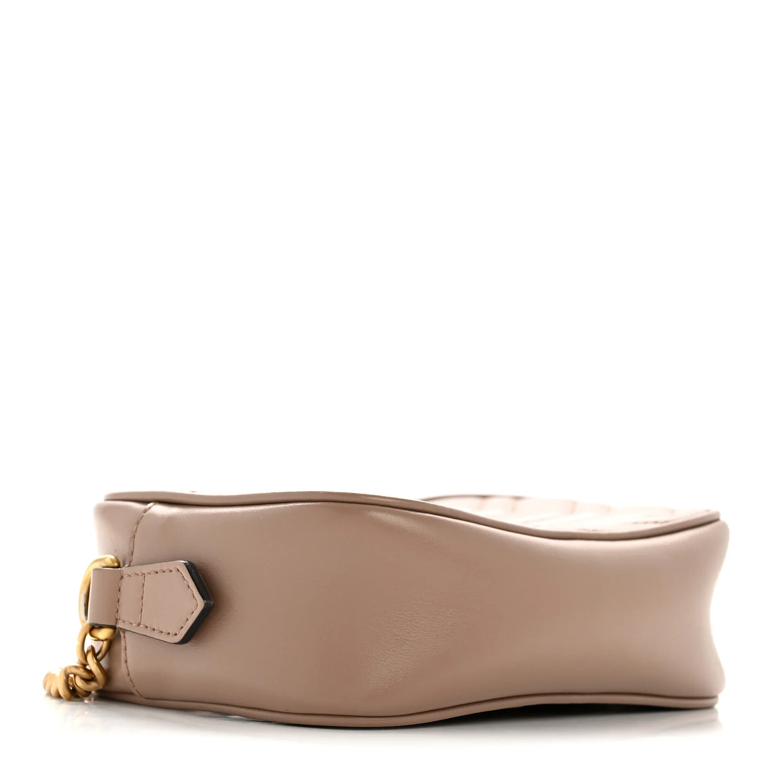 Calfskin Matelasse Mini GG Marmont Chain Shoulder Bag Porcelain Rose - Image 4