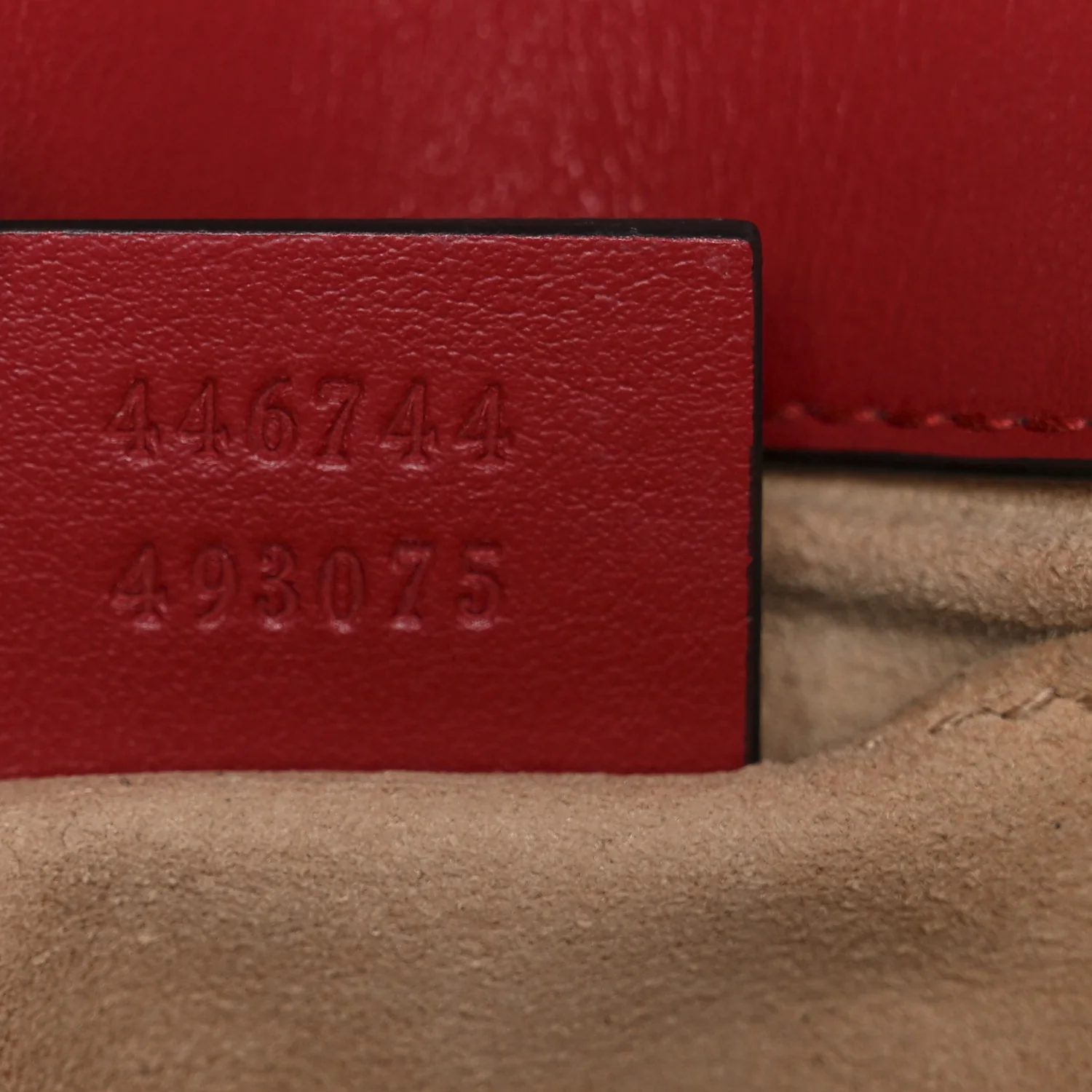 Calfskin Matelasse Mini GG Marmont Shoulder Bag Hibiscus Red - Image 8
