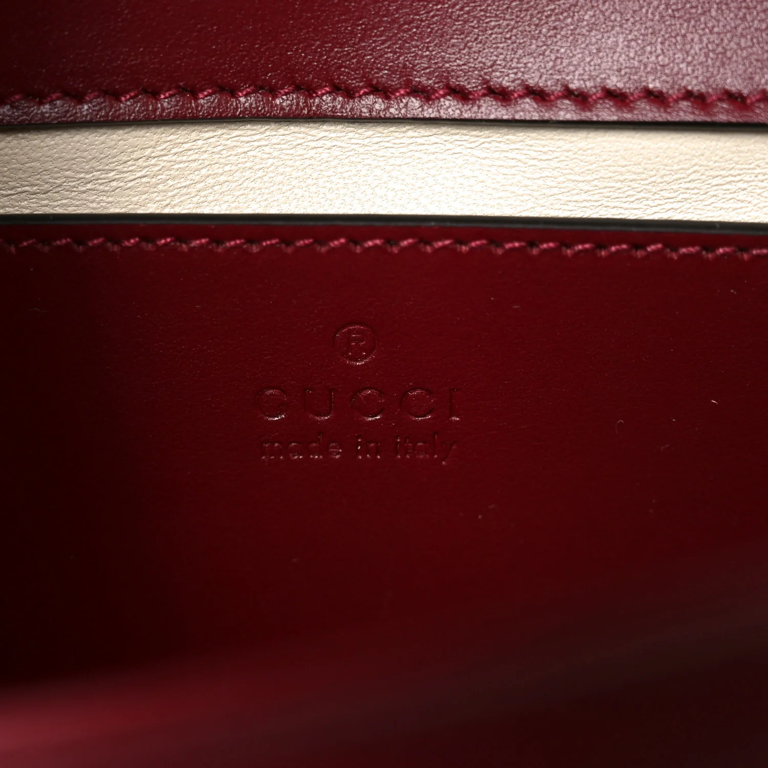 Calfskin Matelasse Mini GG Marmont Shoulder Bag Rosso Ancora - Image 5