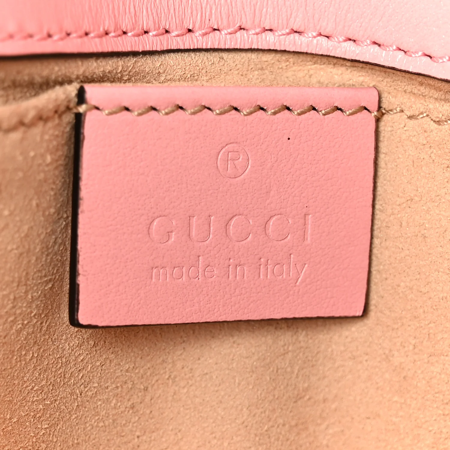 Calfskin Matelasse Mini GG Marmont Shoulder Bag Wild Rose - Image 5