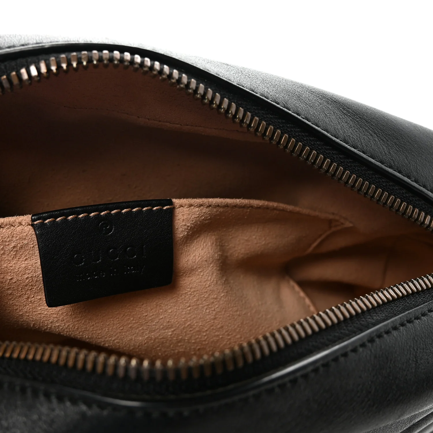 Calfskin Matelasse Small GG Marmont Chain Shoulder Bag Black - Image 6