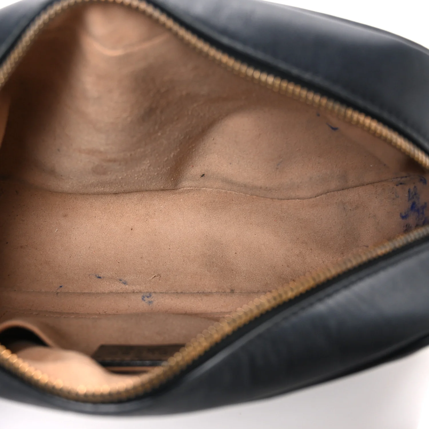 Calfskin Matelasse Small GG Marmont Chain Shoulder Bag Black - Image 5