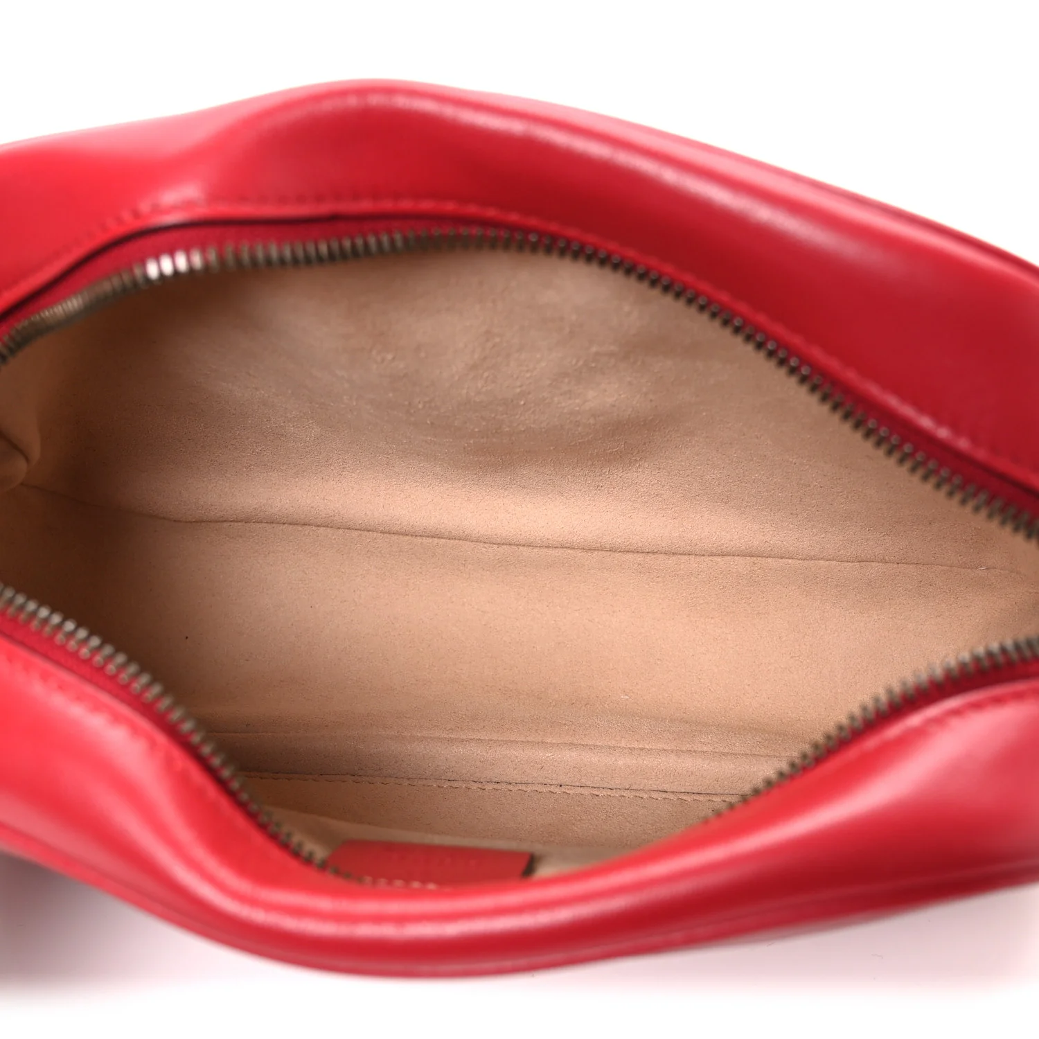 Calfskin Matelasse Small GG Marmont Chain Shoulder Bag Hibiscus Red - Image 4