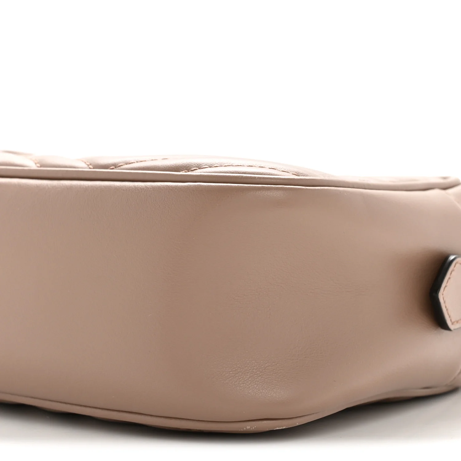 Calfskin Matelasse Small GG Marmont Chain Shoulder Bag Porcelain Rose - Image 10