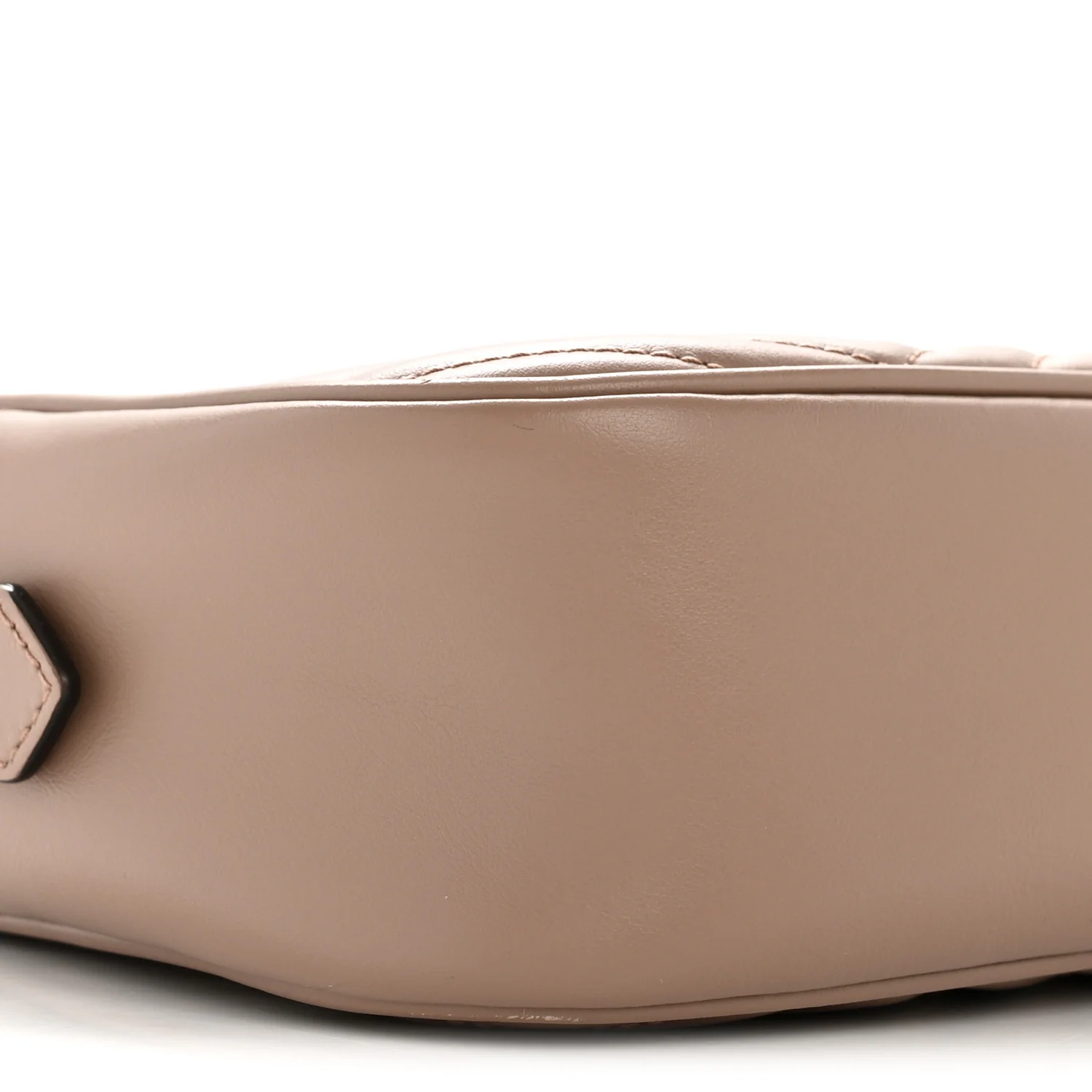Calfskin Matelasse Small GG Marmont Chain Shoulder Bag Porcelain Rose - Image 9