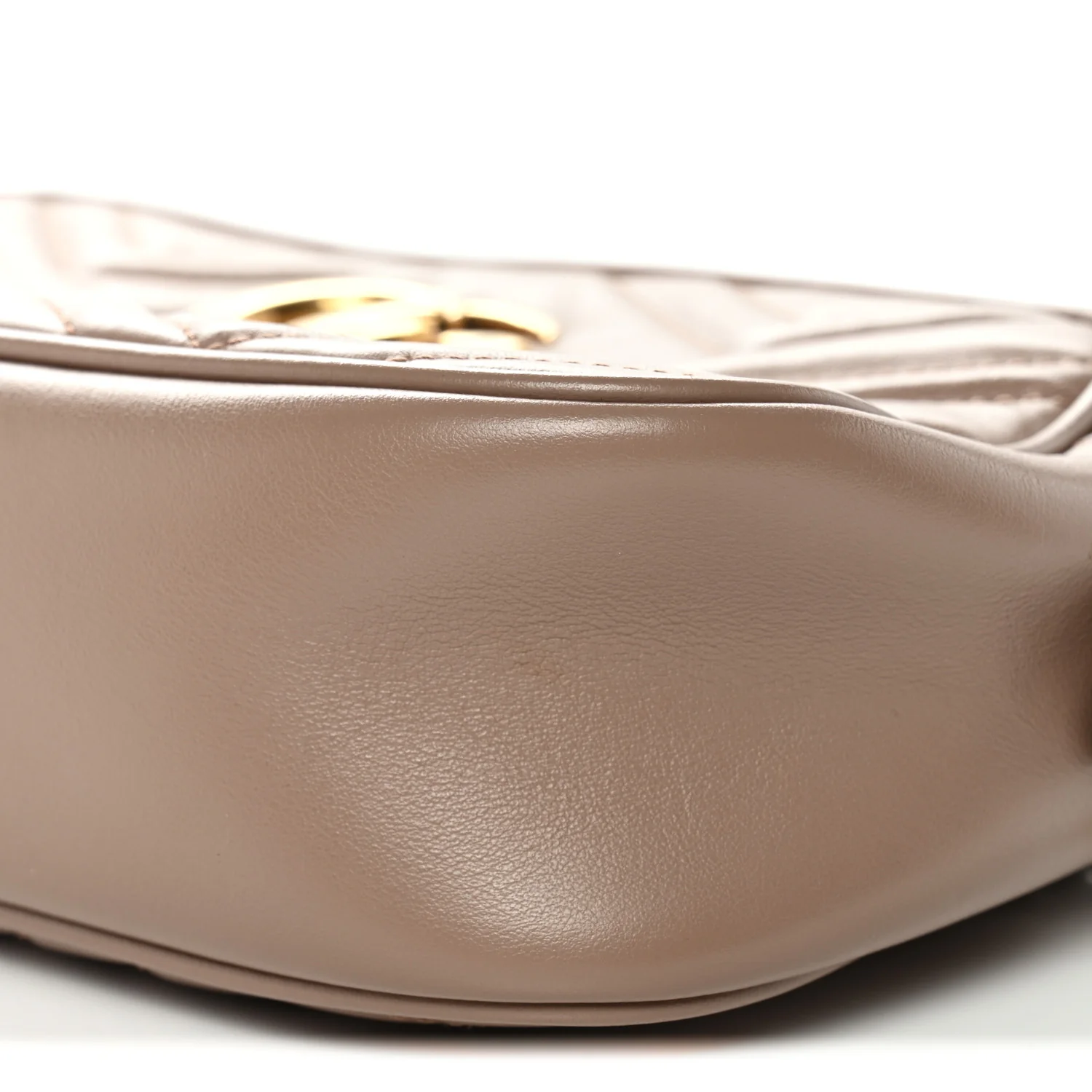 Calfskin Matelasse Small GG Marmont Chain Shoulder Bag Porcelain Rose - Image 10
