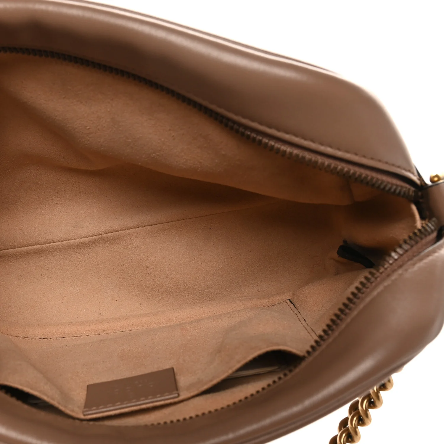 Calfskin Matelasse Small GG Marmont Chain Shoulder Bag Porcelain Rose - Image 5