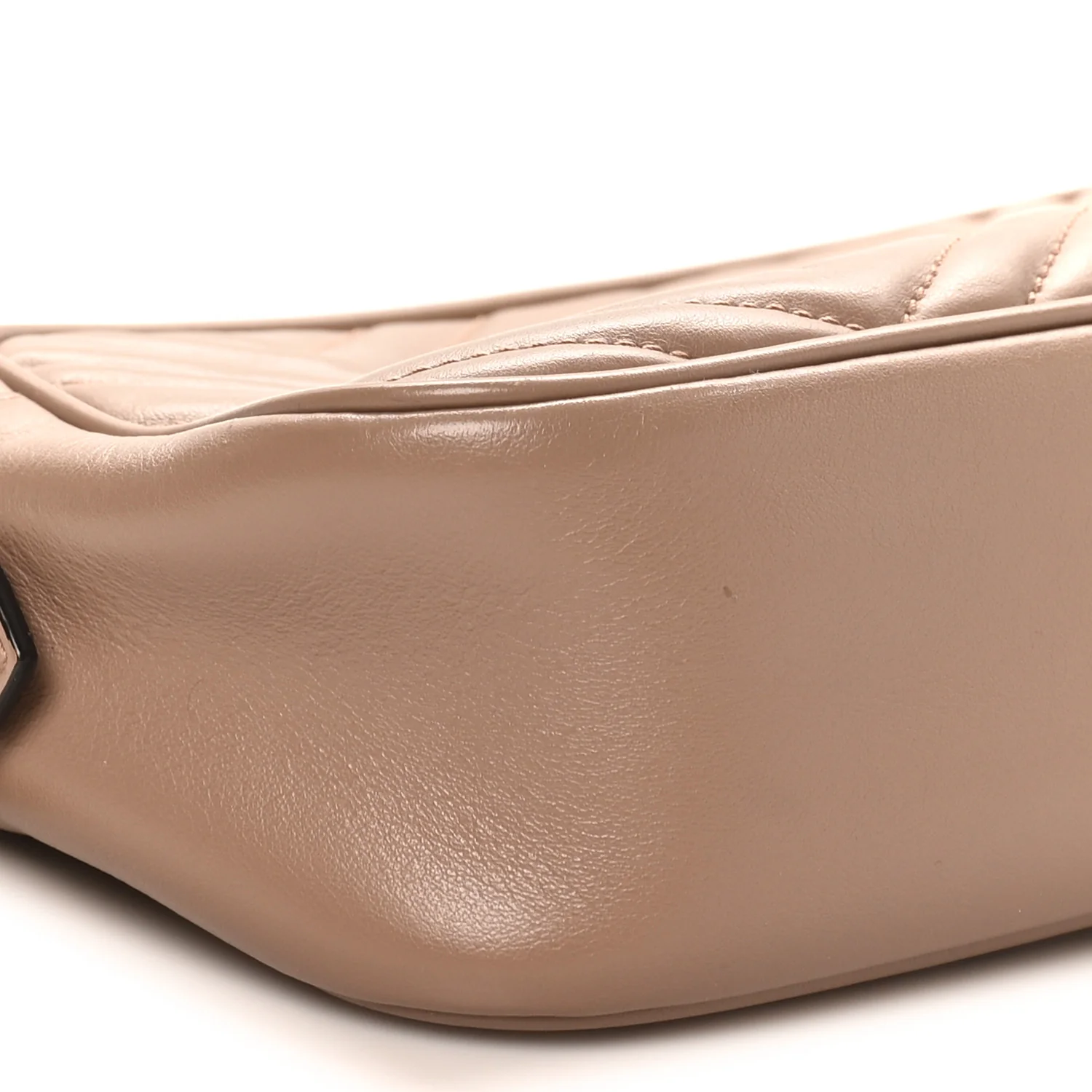 Calfskin Matelasse Small GG Marmont Chain Shoulder Bag Porcelain Rose - Image 9