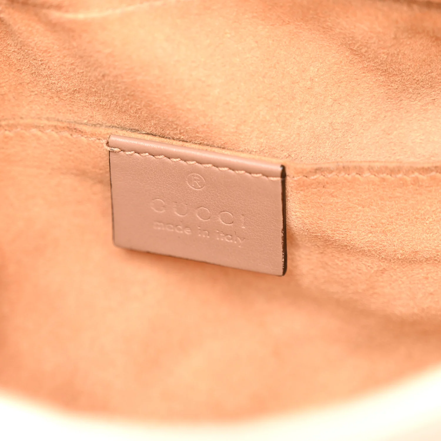 Calfskin Matelasse Small GG Marmont Chain Shoulder Bag Porcelain Rose - Image 6