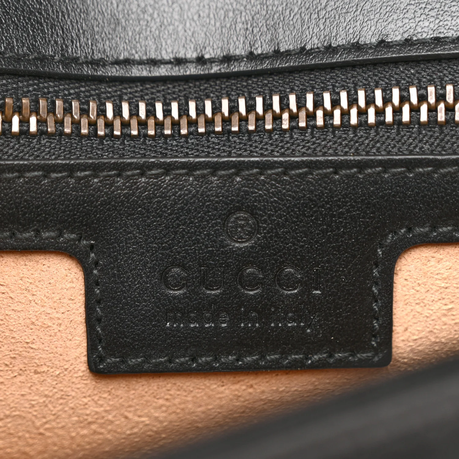 Calfskin Matelasse Small GG Marmont Shoulder Bag Black - Image 6