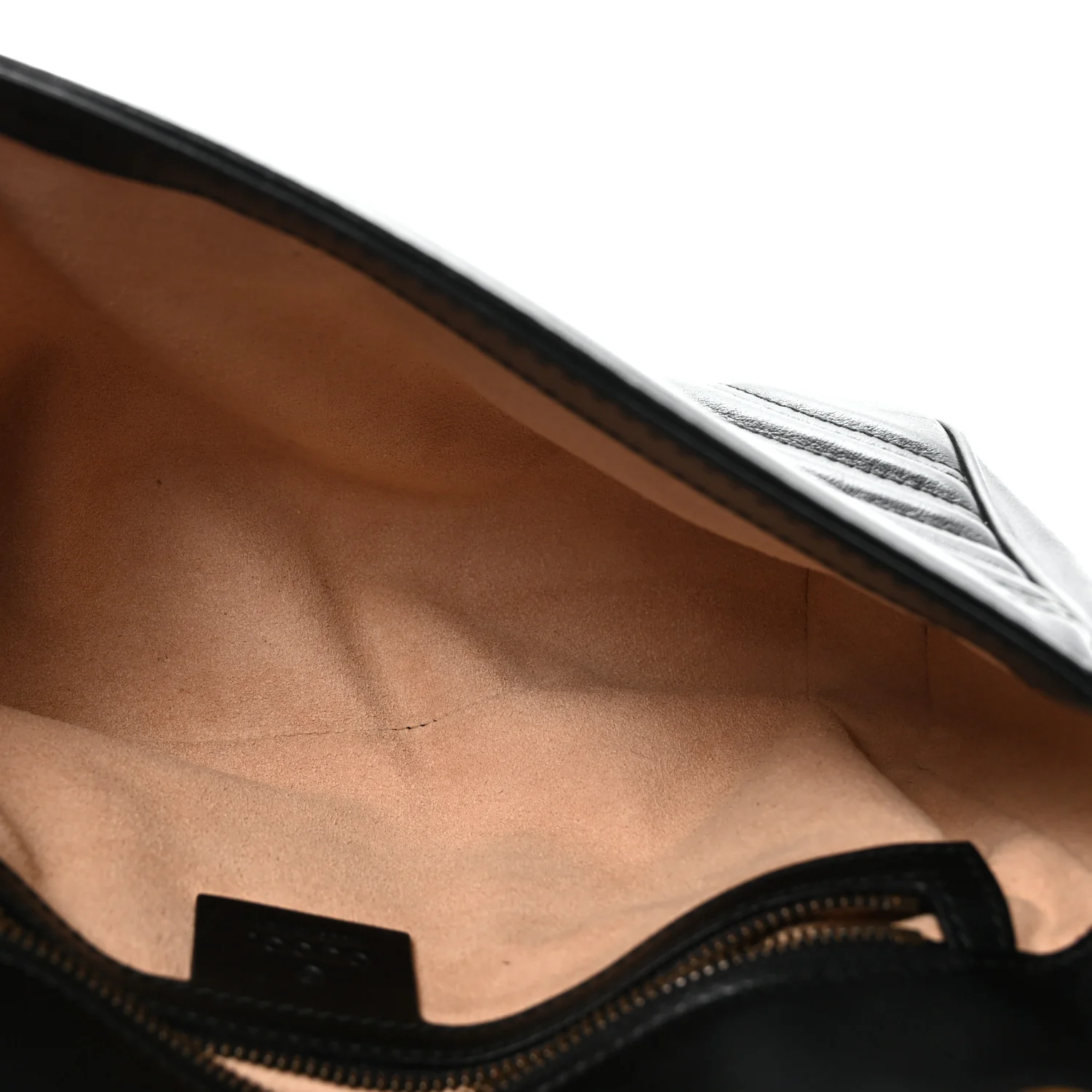Calfskin Matelasse Small GG Marmont Shoulder Bag Black - Image 5