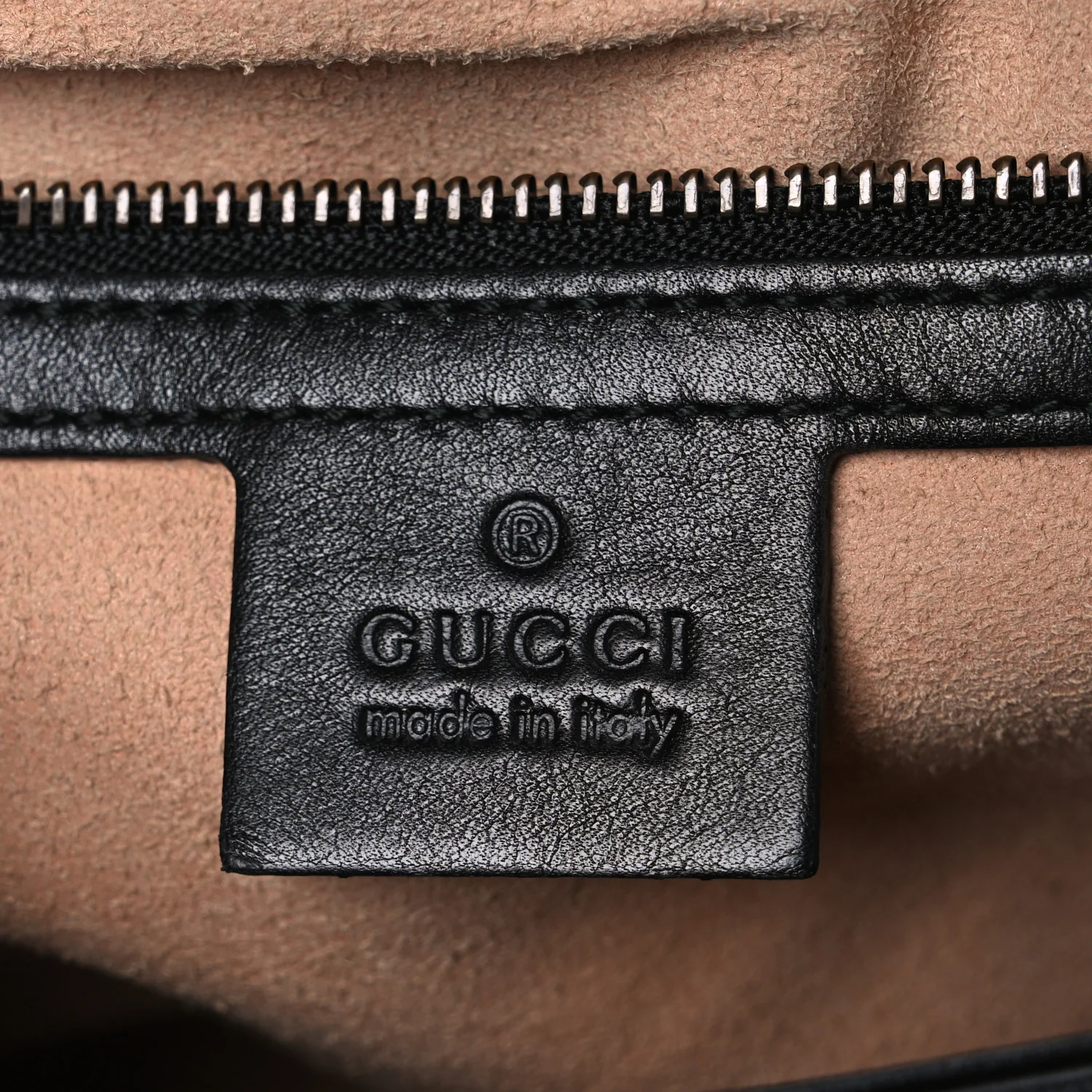 Calfskin Matelasse Small GG Marmont Shoulder Bag Black - Image 5