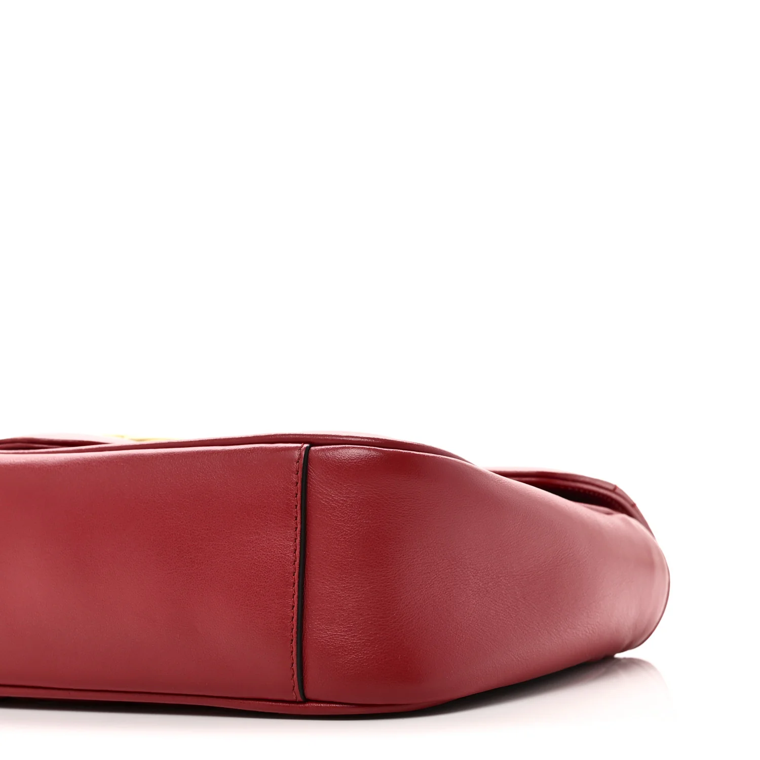 Calfskin Matelasse Small GG Marmont Shoulder Bag Hibiscus Red - Image 10