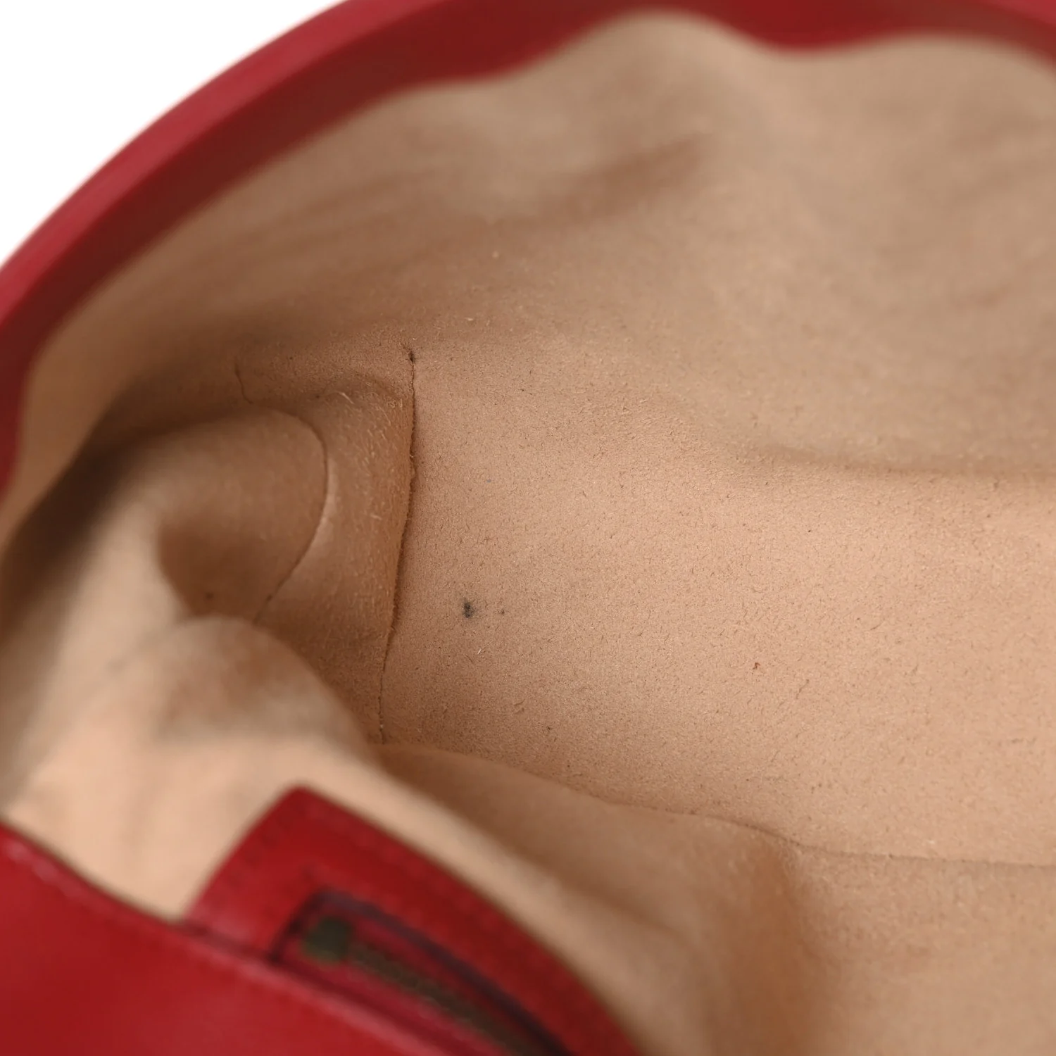 Calfskin Matelasse Small GG Marmont Shoulder Bag Hibiscus Red - Image 13
