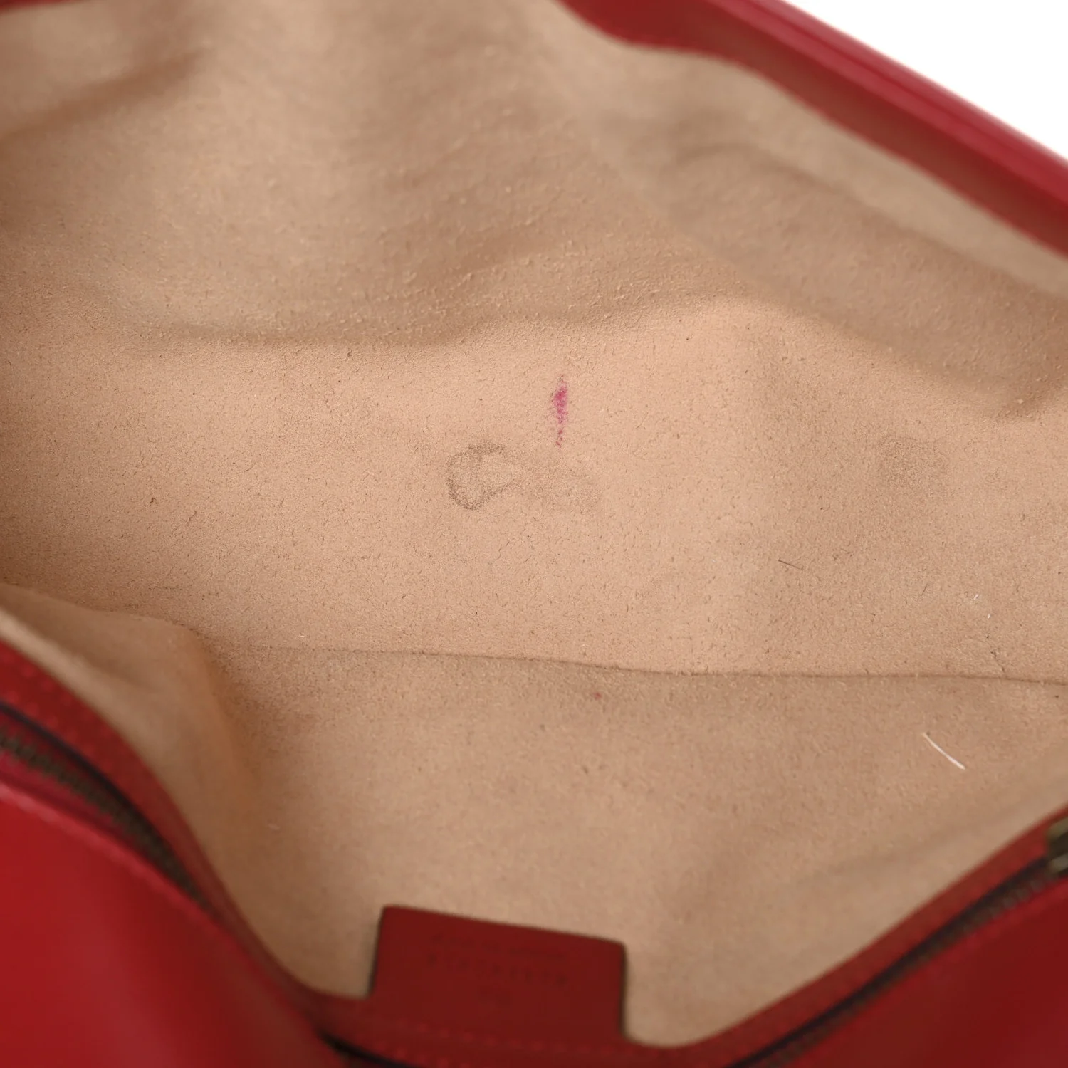 Calfskin Matelasse Small GG Marmont Shoulder Bag Hibiscus Red - Image 5