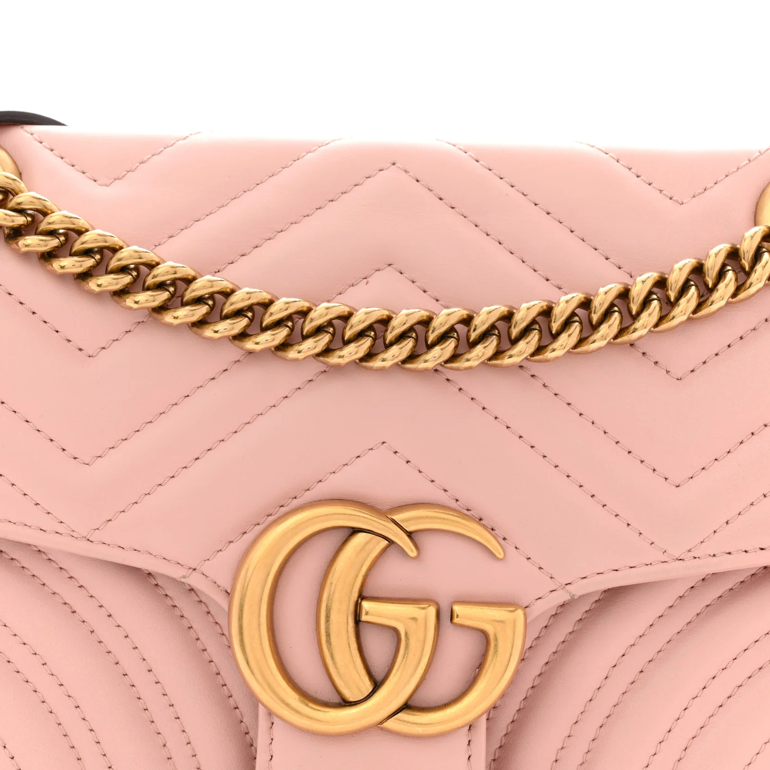 Calfskin Matelasse Small GG Marmont Shoulder Bag Perfect Pink - Image 8